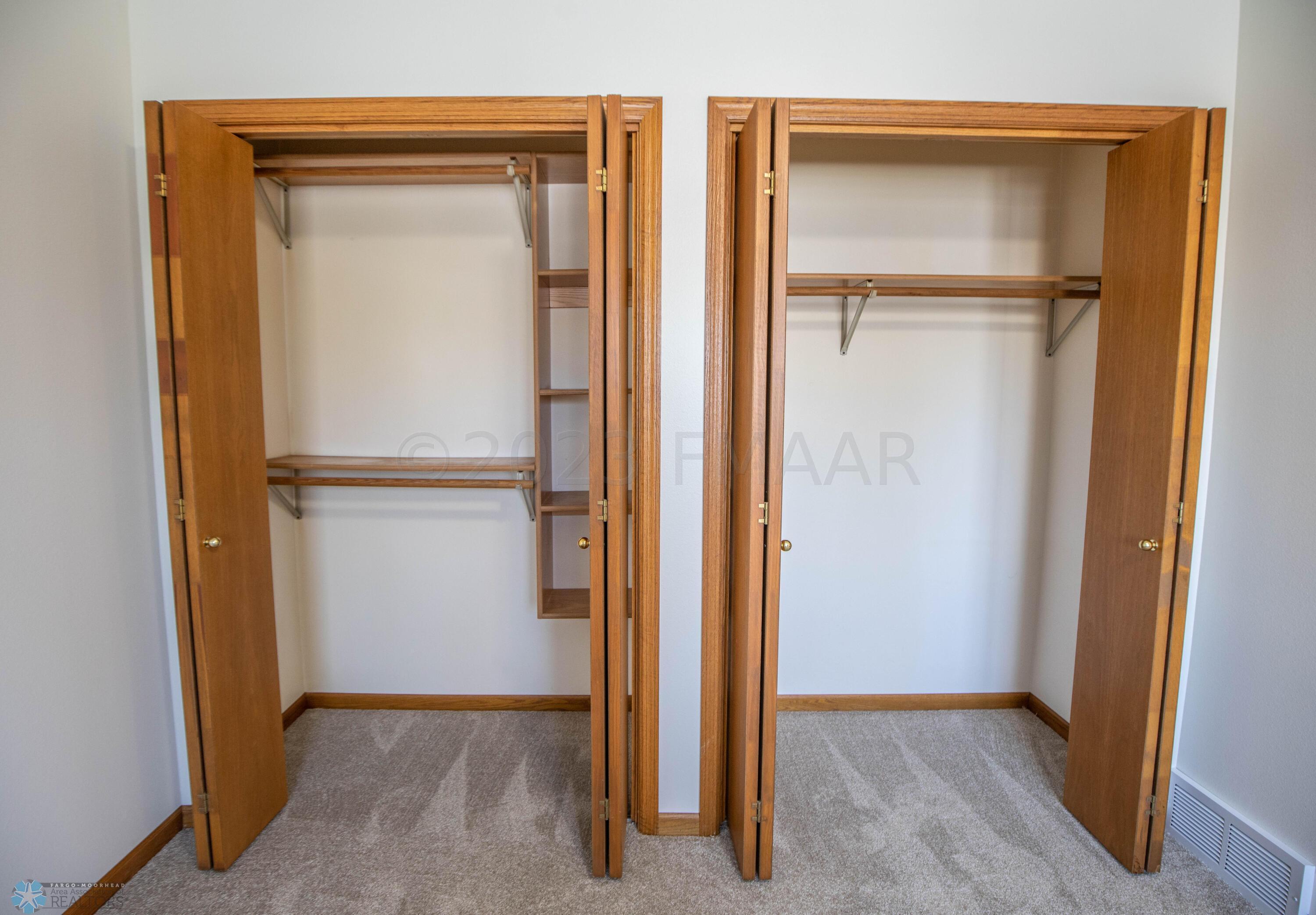 Bedroom 1 Closets
