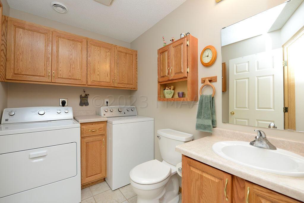 Laundry with Half Bath