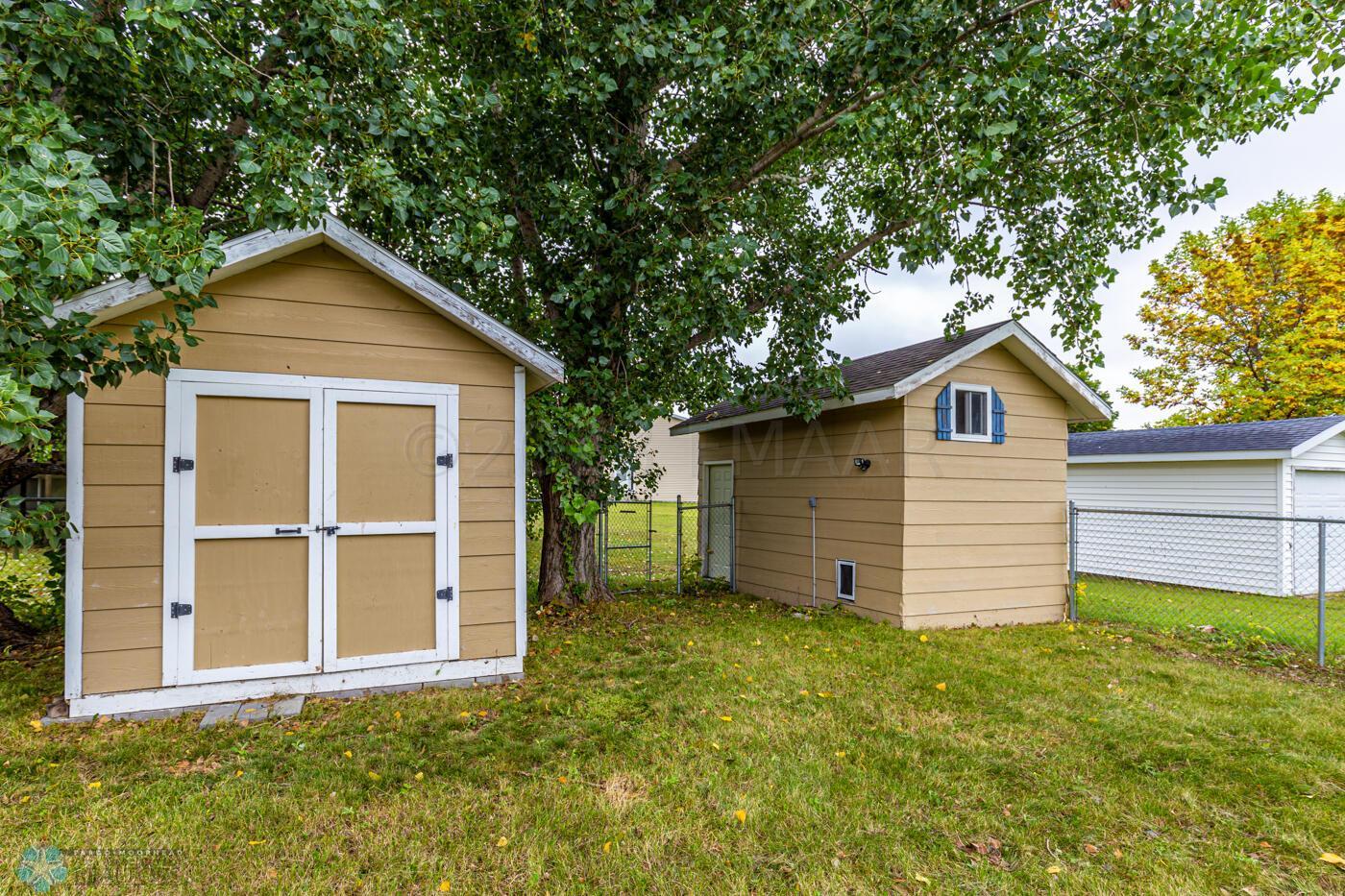 2 lawn sheds