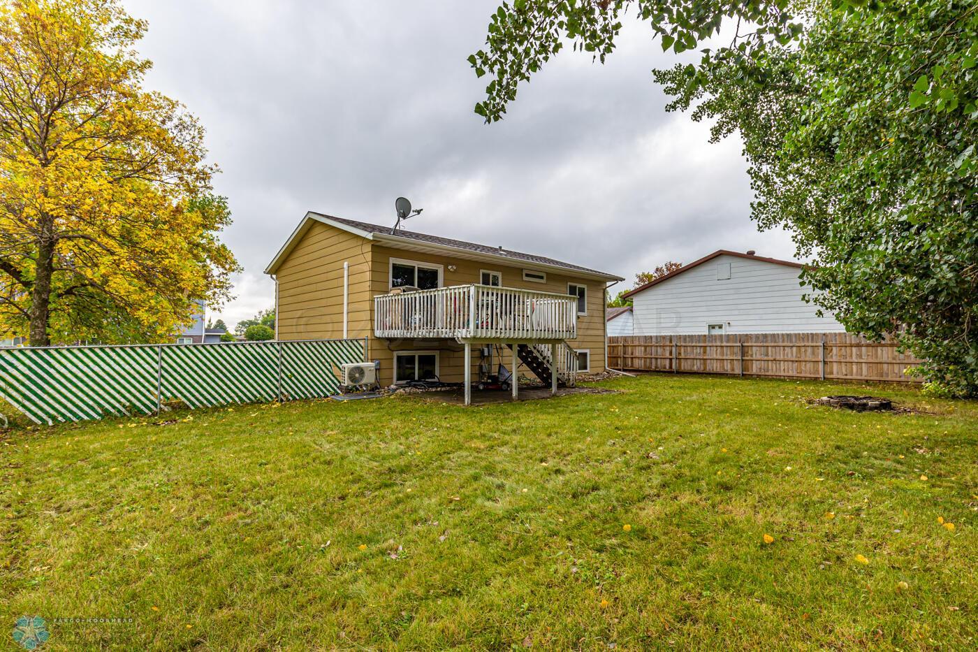 Fenced yard