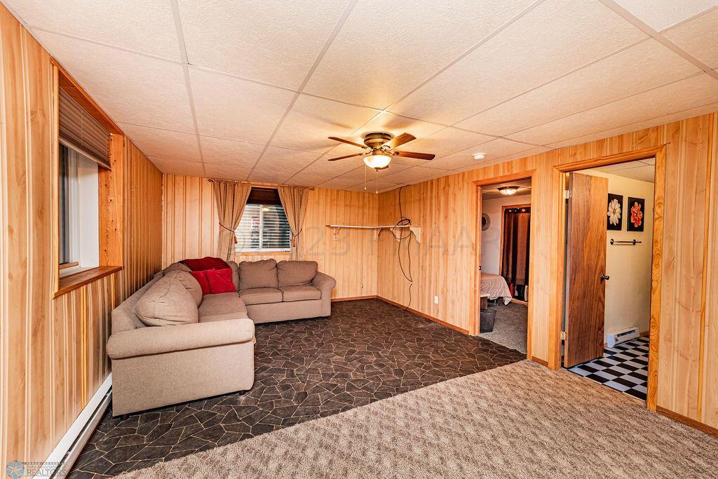 Family Room in Basement