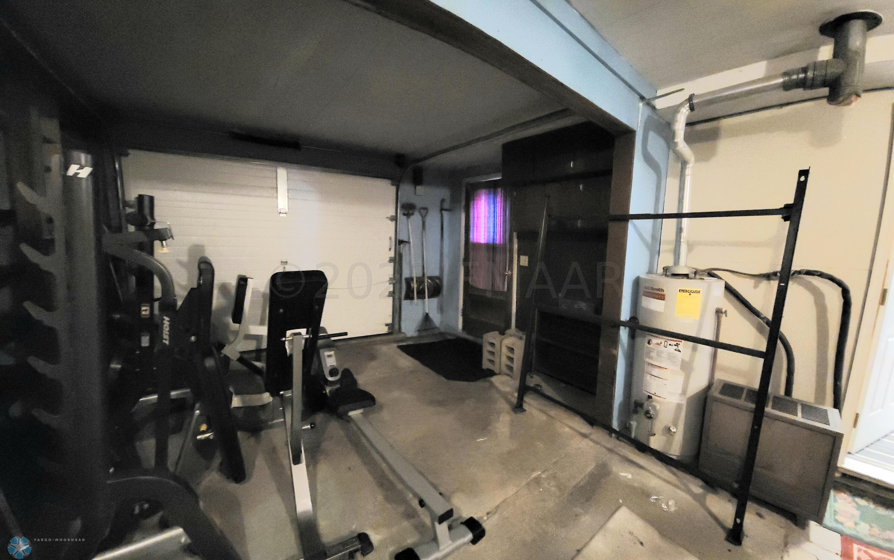 Attached garage