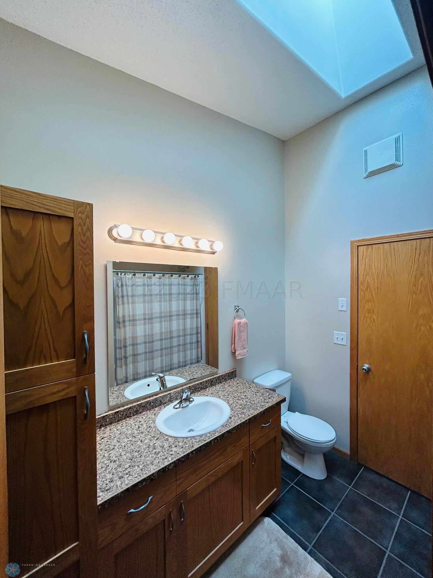 Upper level bathroom