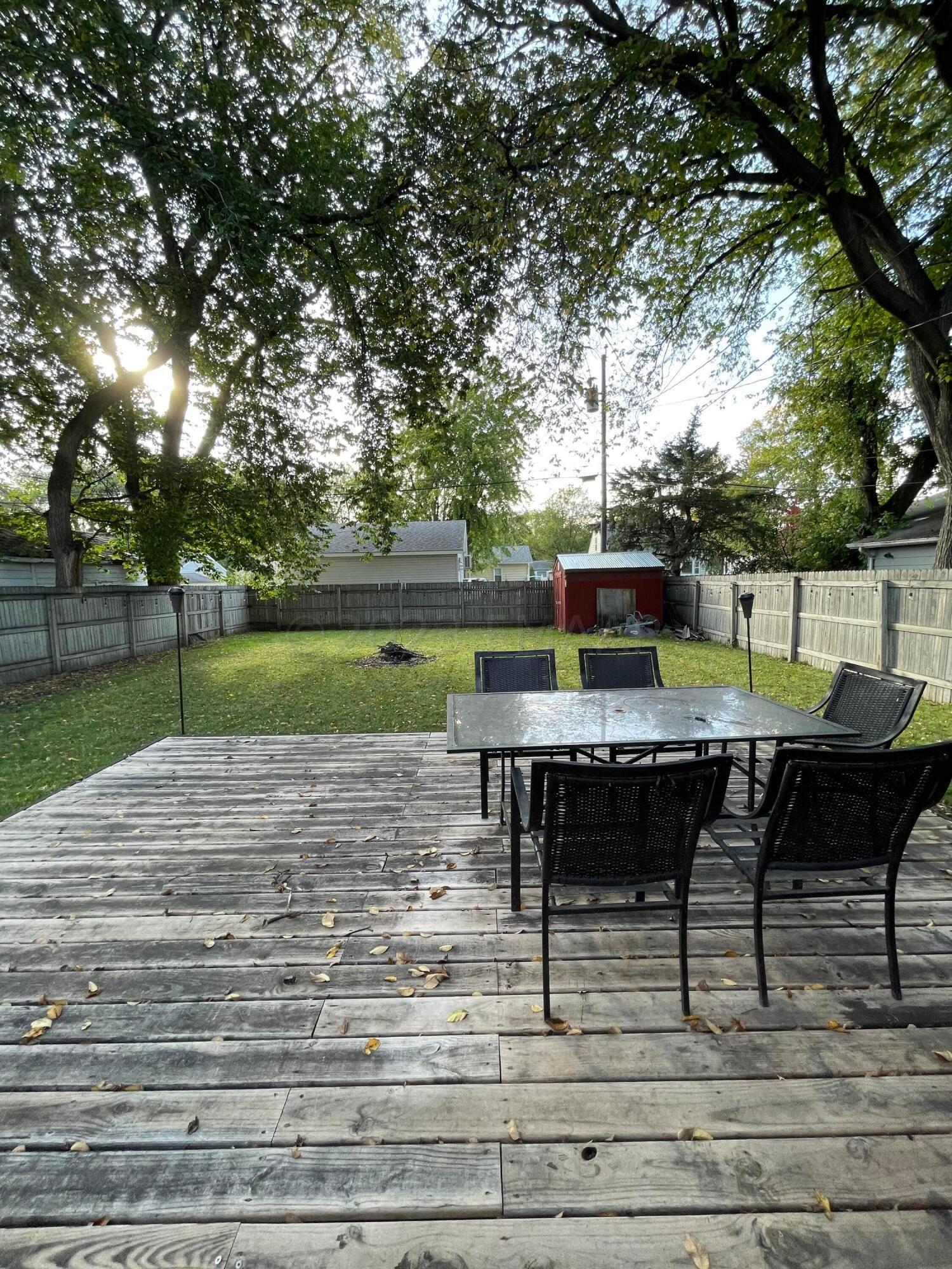 Back deck