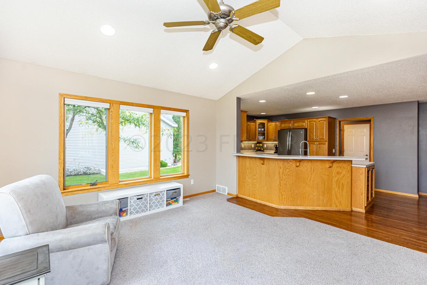 Sunroom to kitchen