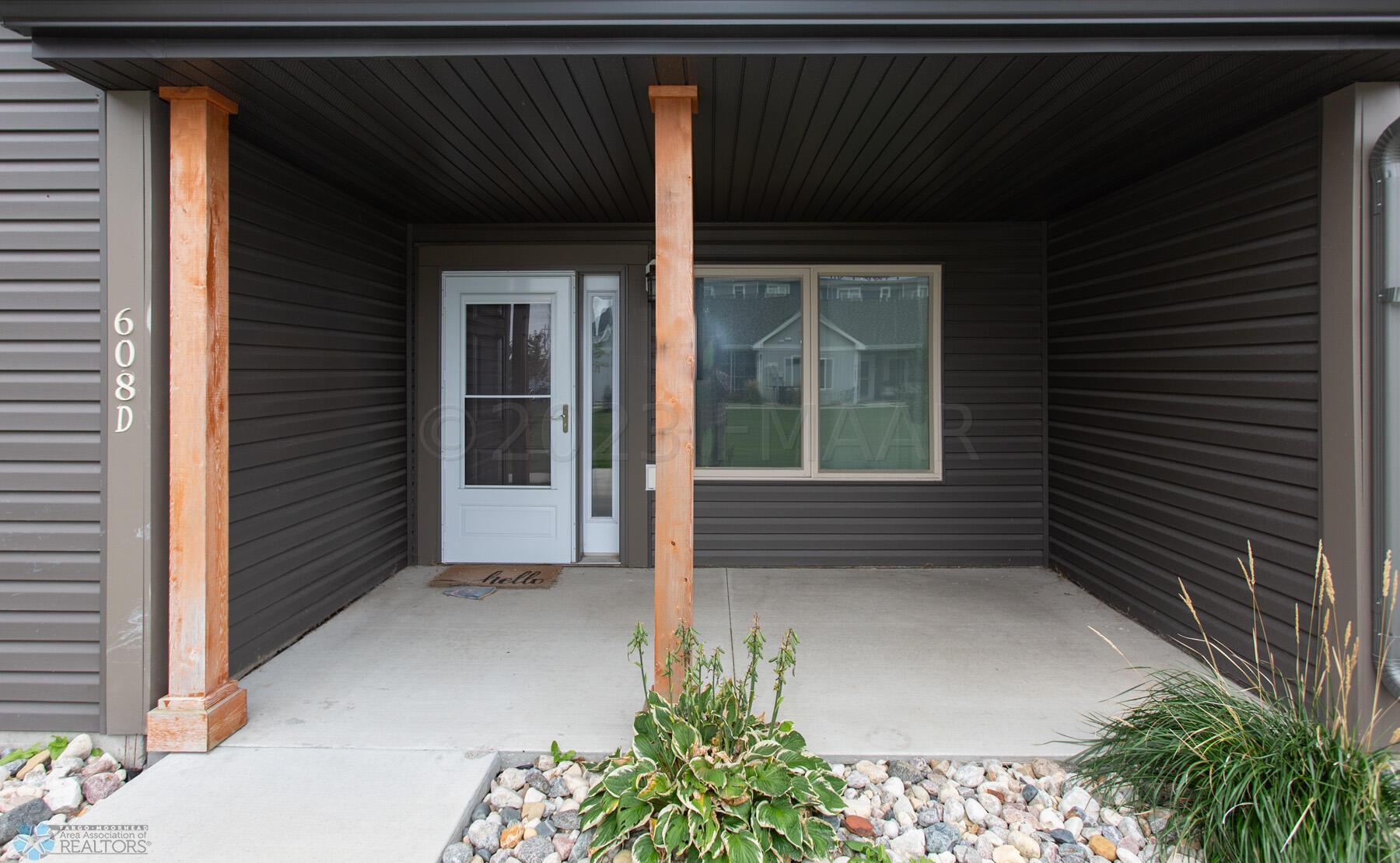 Front w/patio