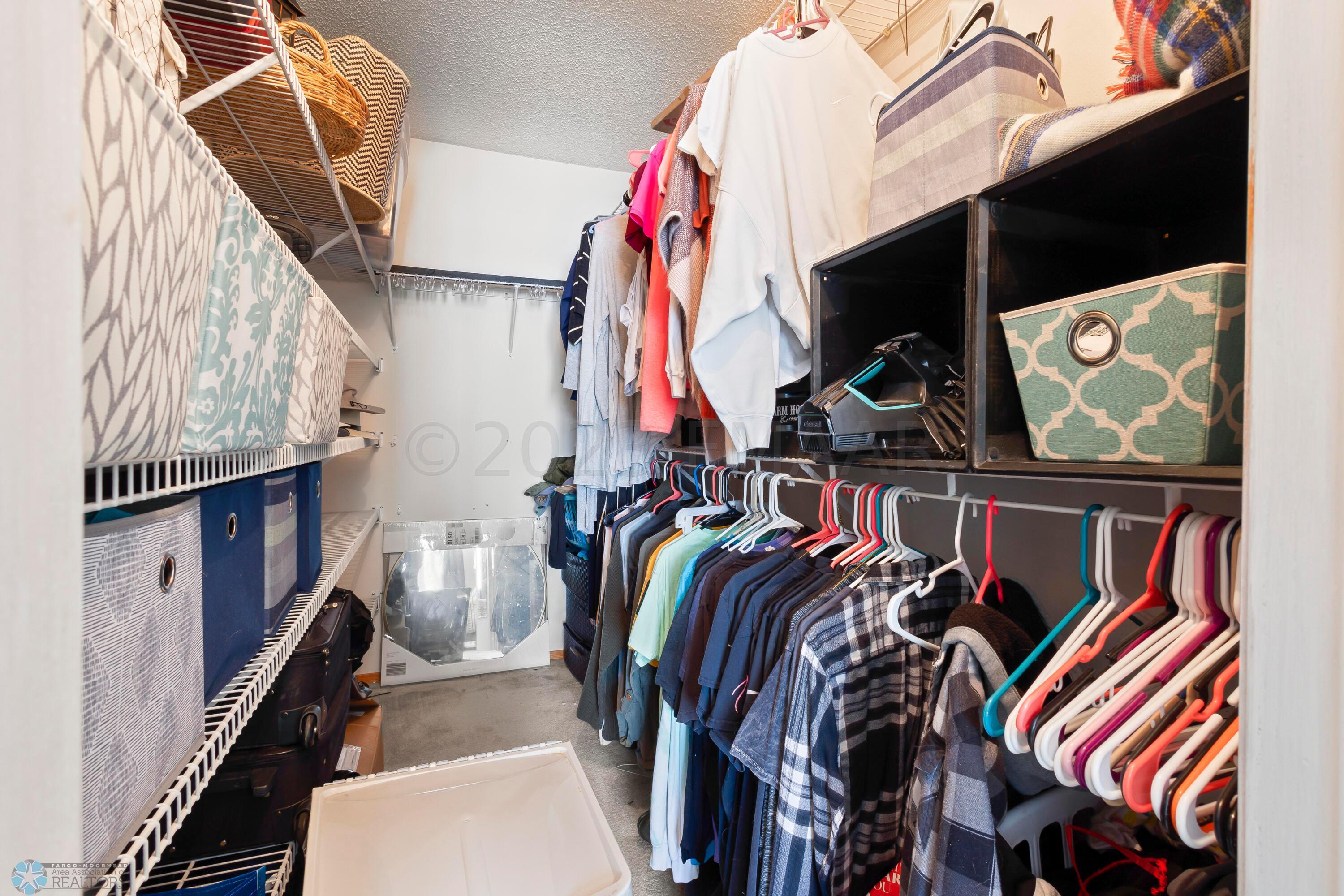 Upper level Bdrm walk in closet