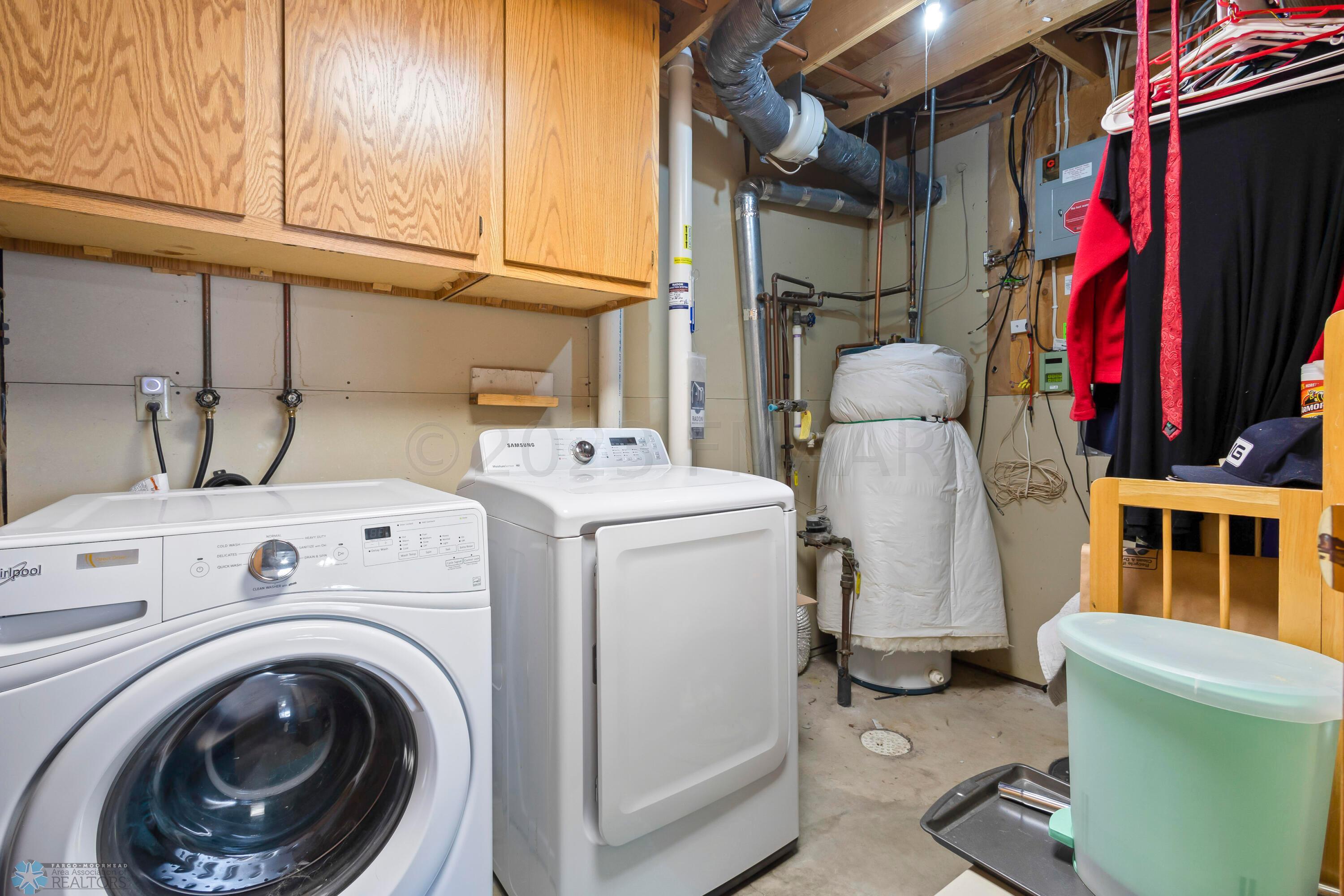 Lower level Laundry room