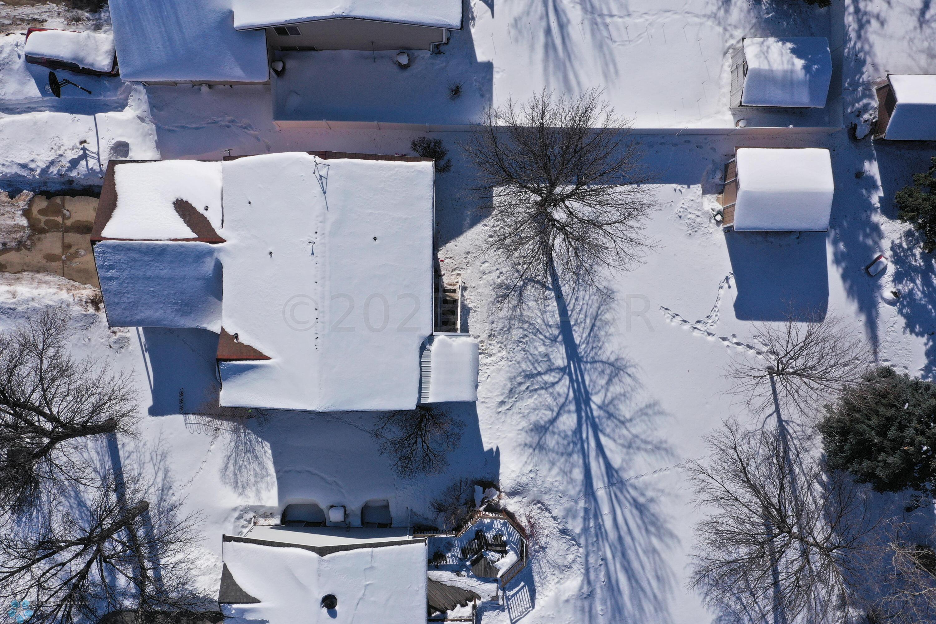 top view of home and lot