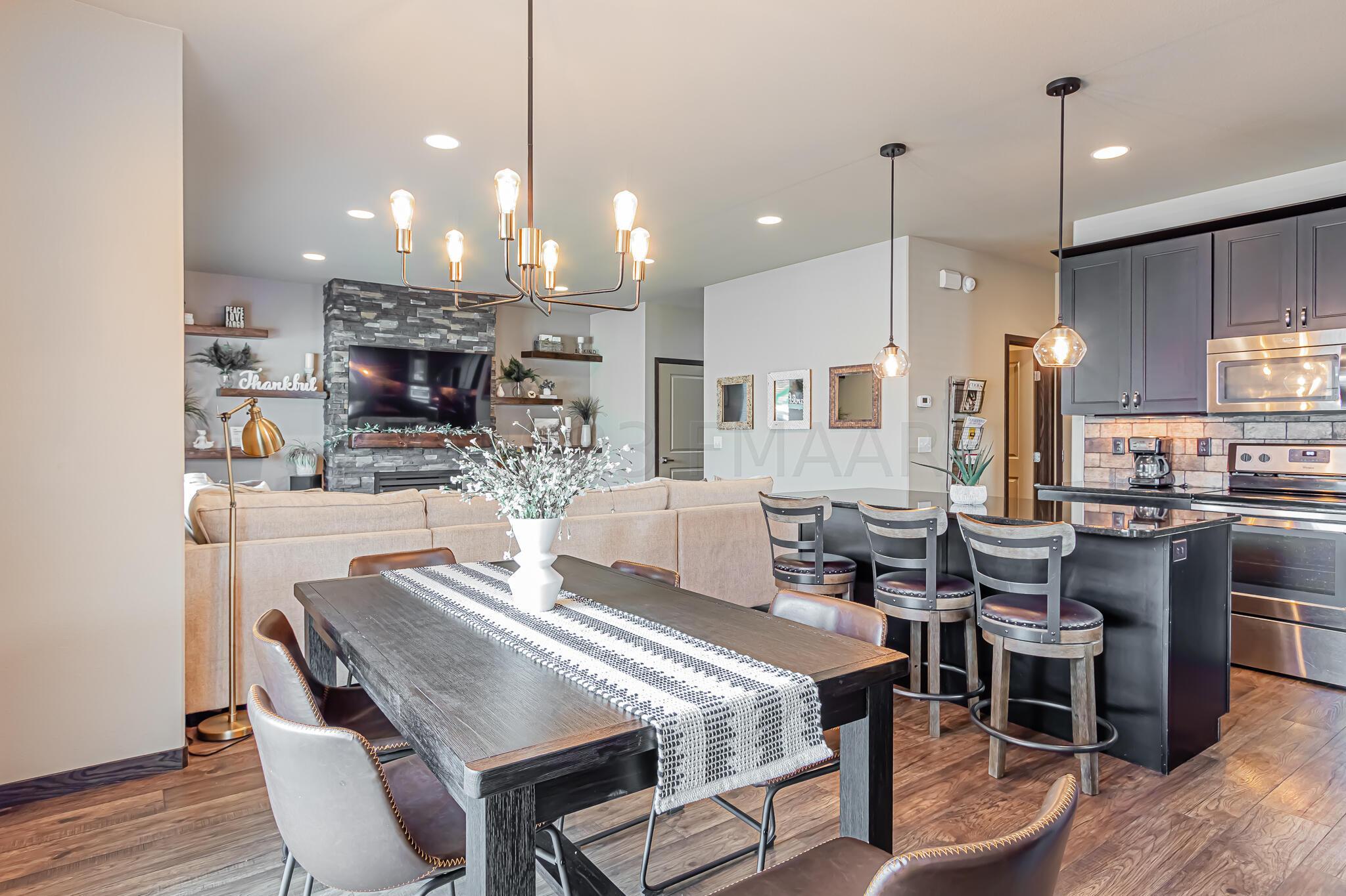Dining/Kitchen/Living