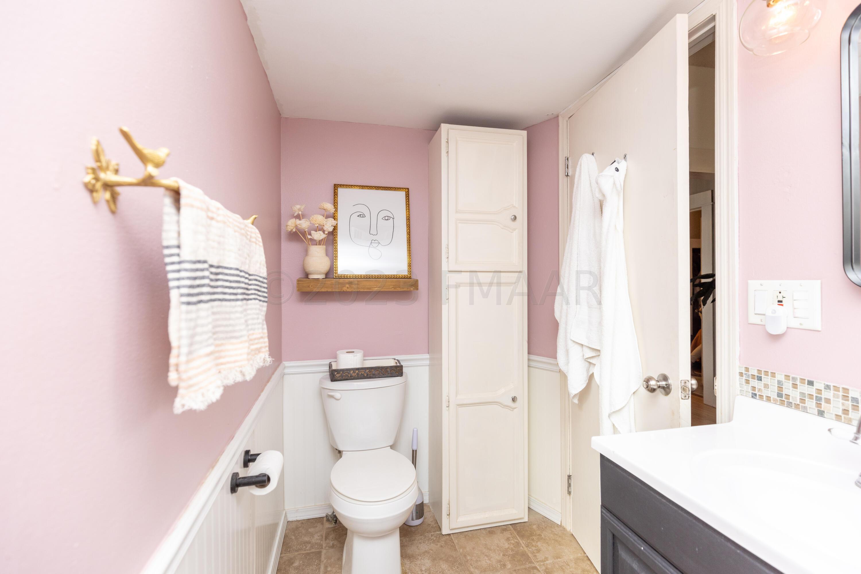 Main floor bathroom