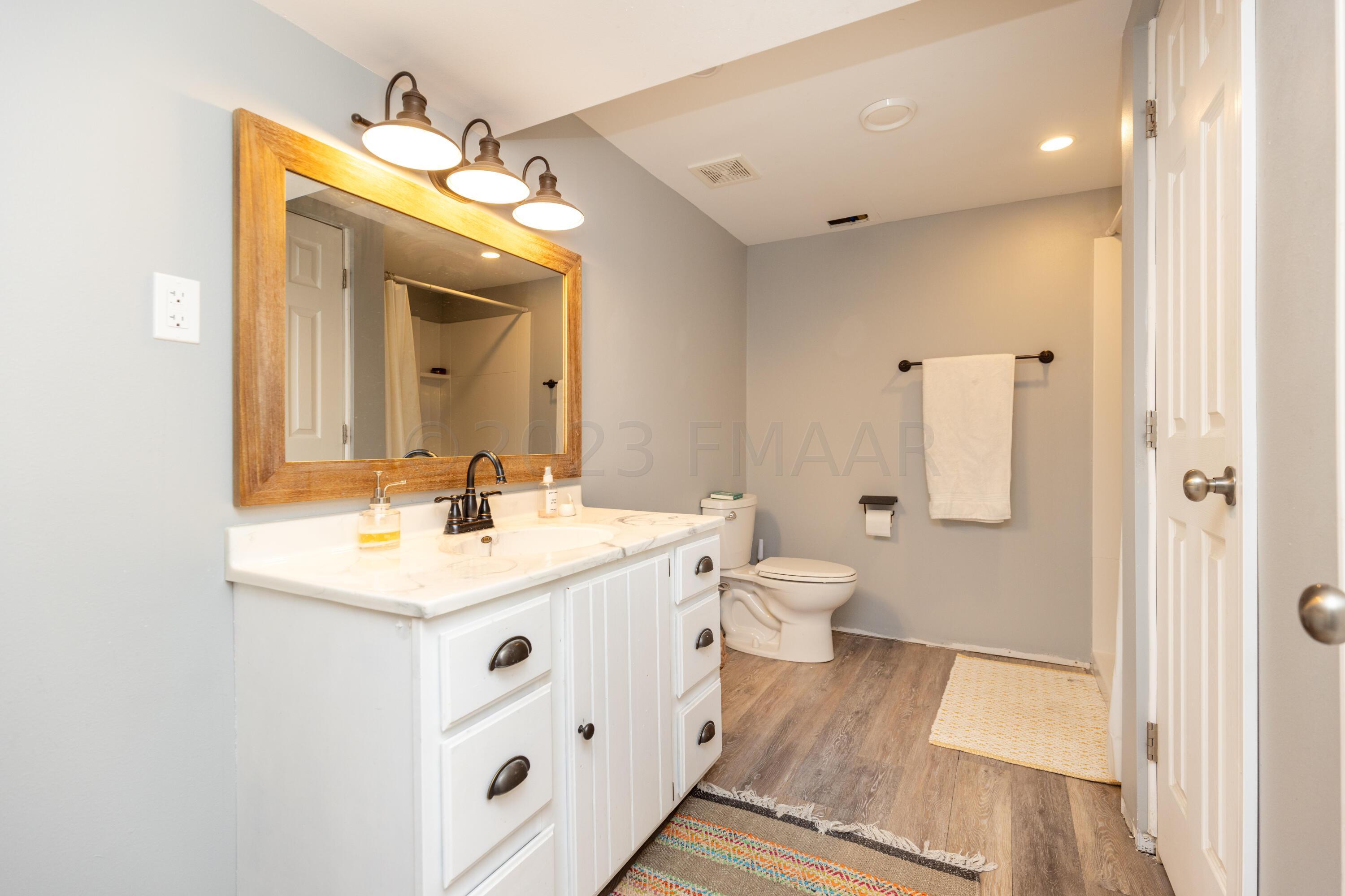 Bathroom lower level
