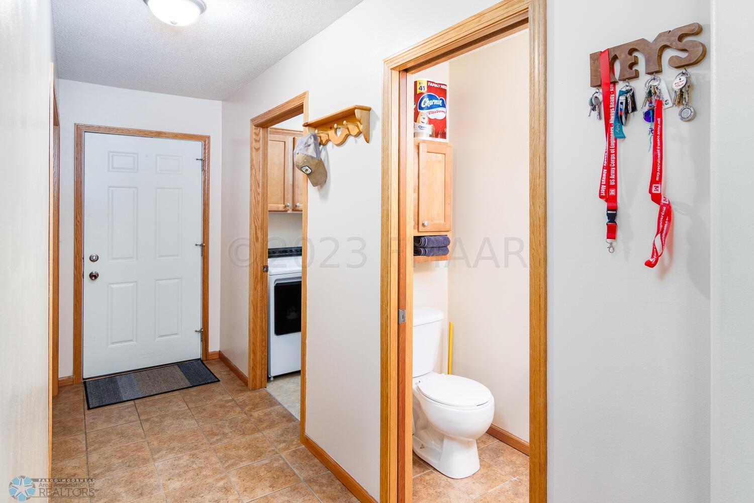 Entry from heated garage