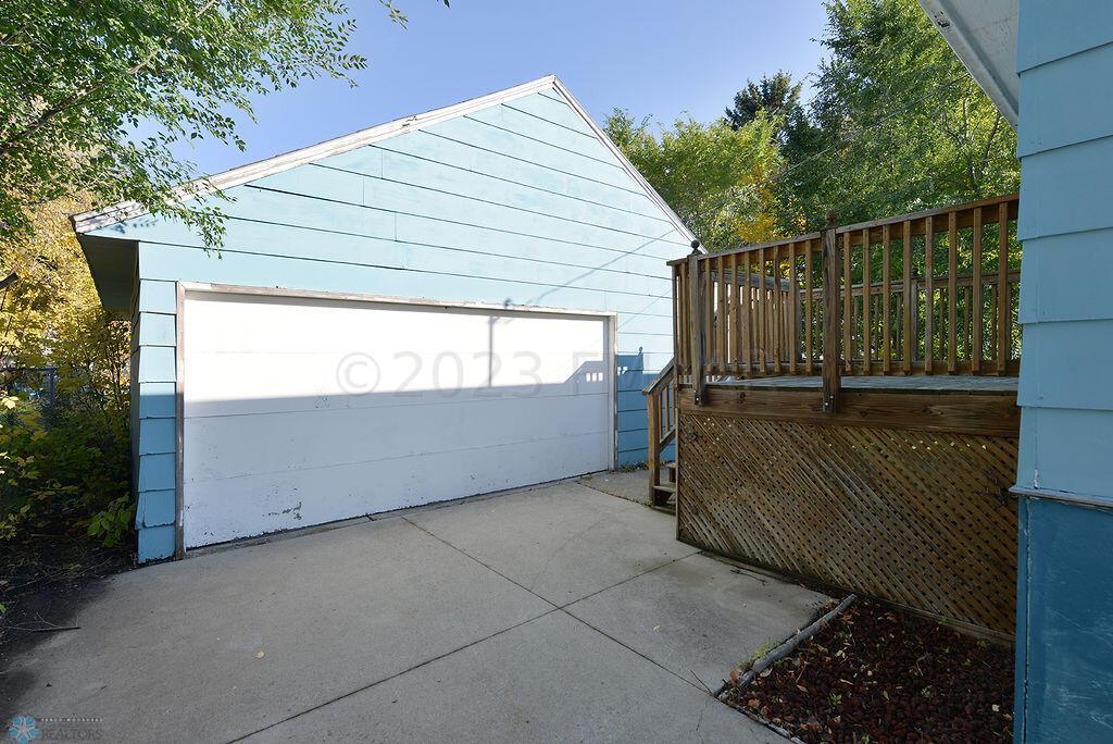 garage front