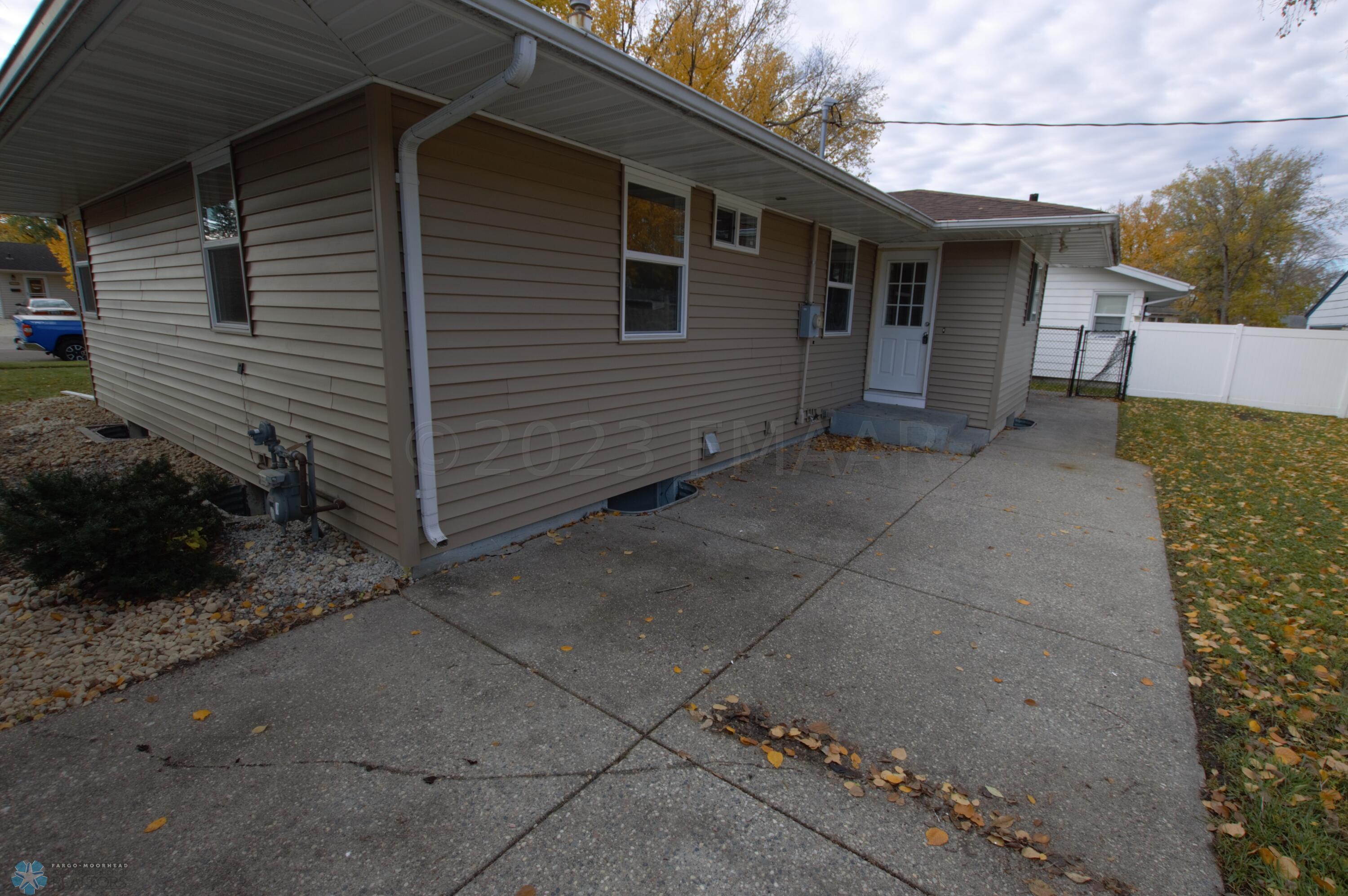 Large Concrete Patio