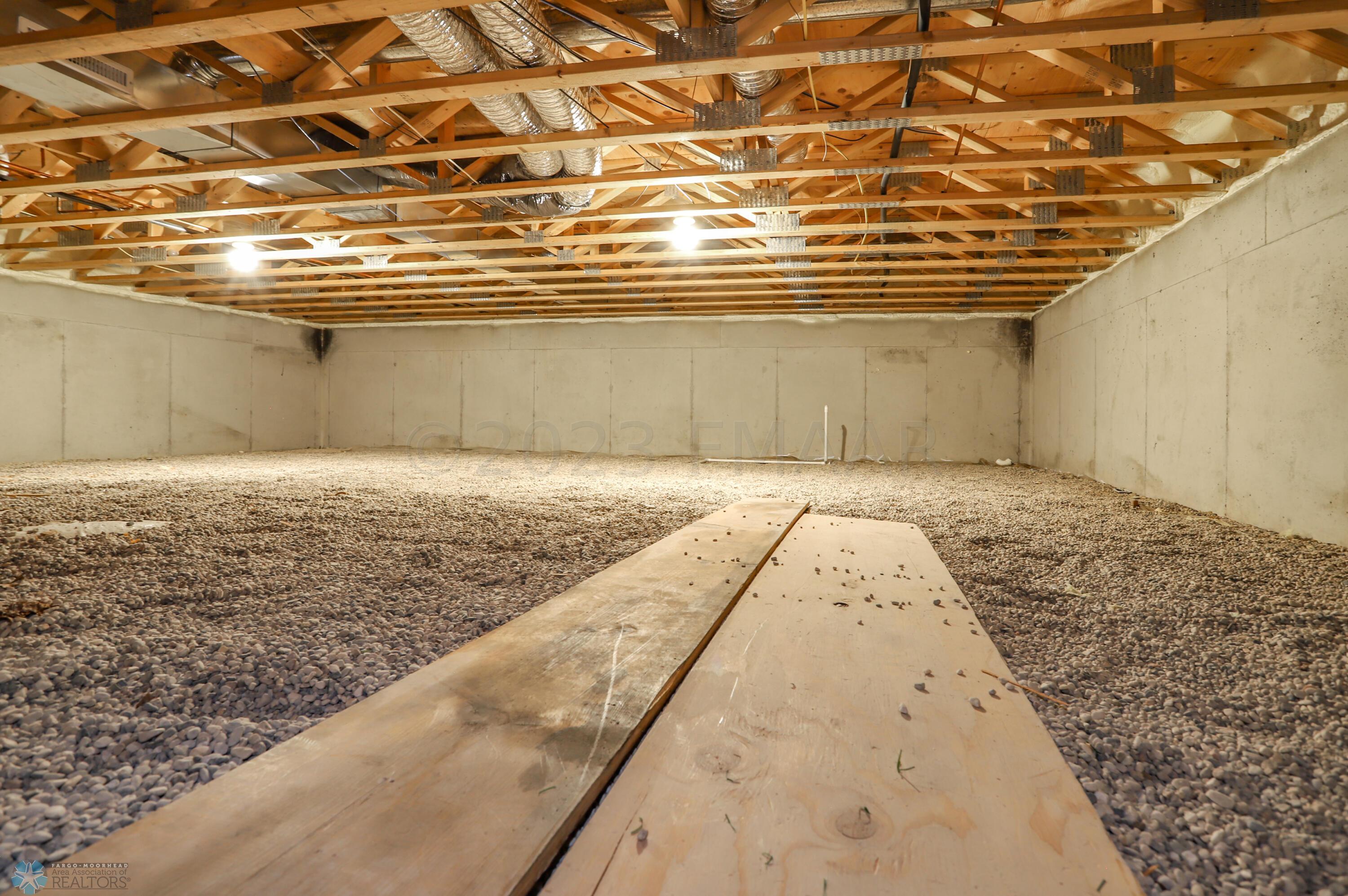 Crawlspace Storage (4' height approx)