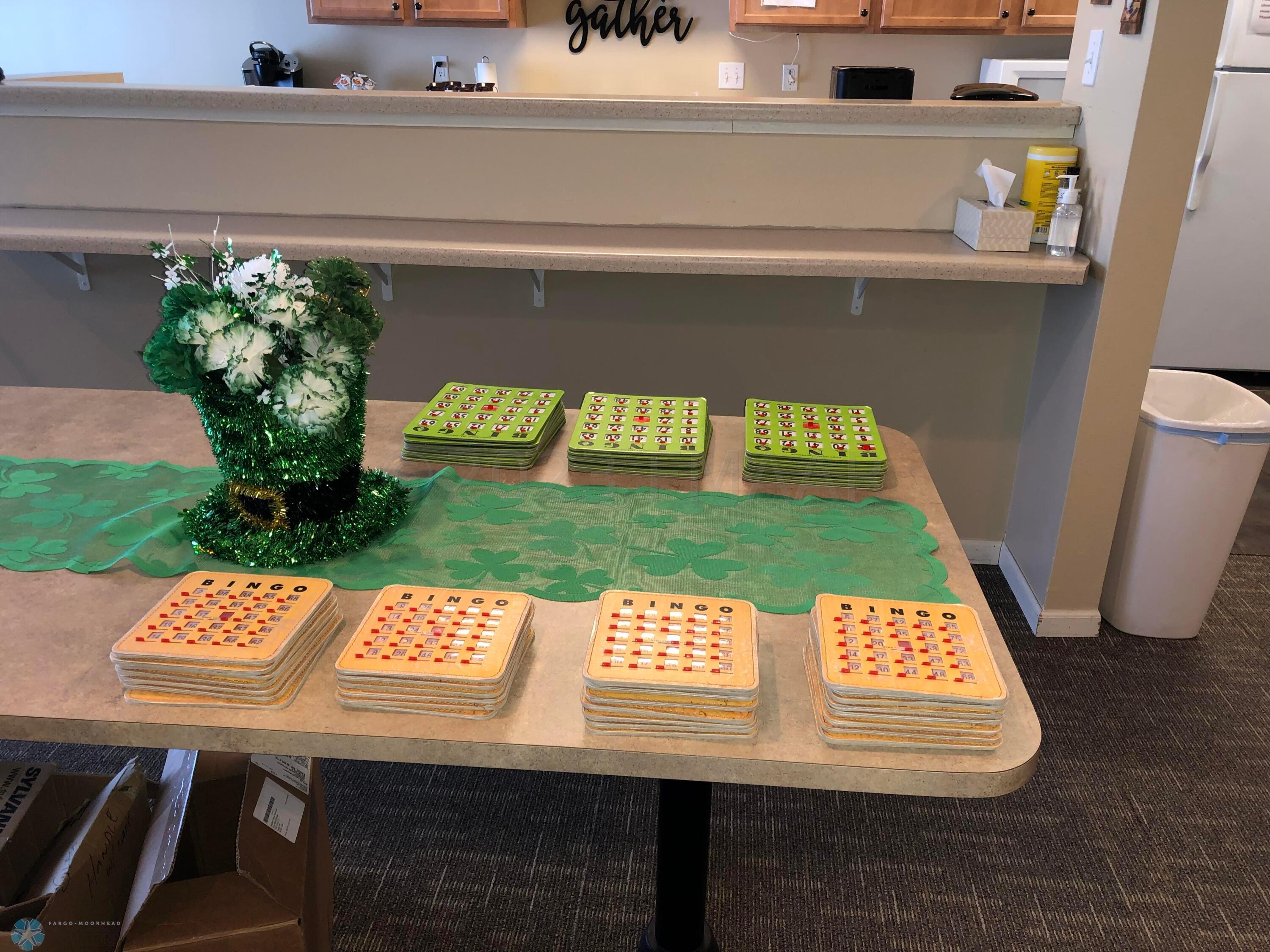 Community Room - Bingo on Wednesdays