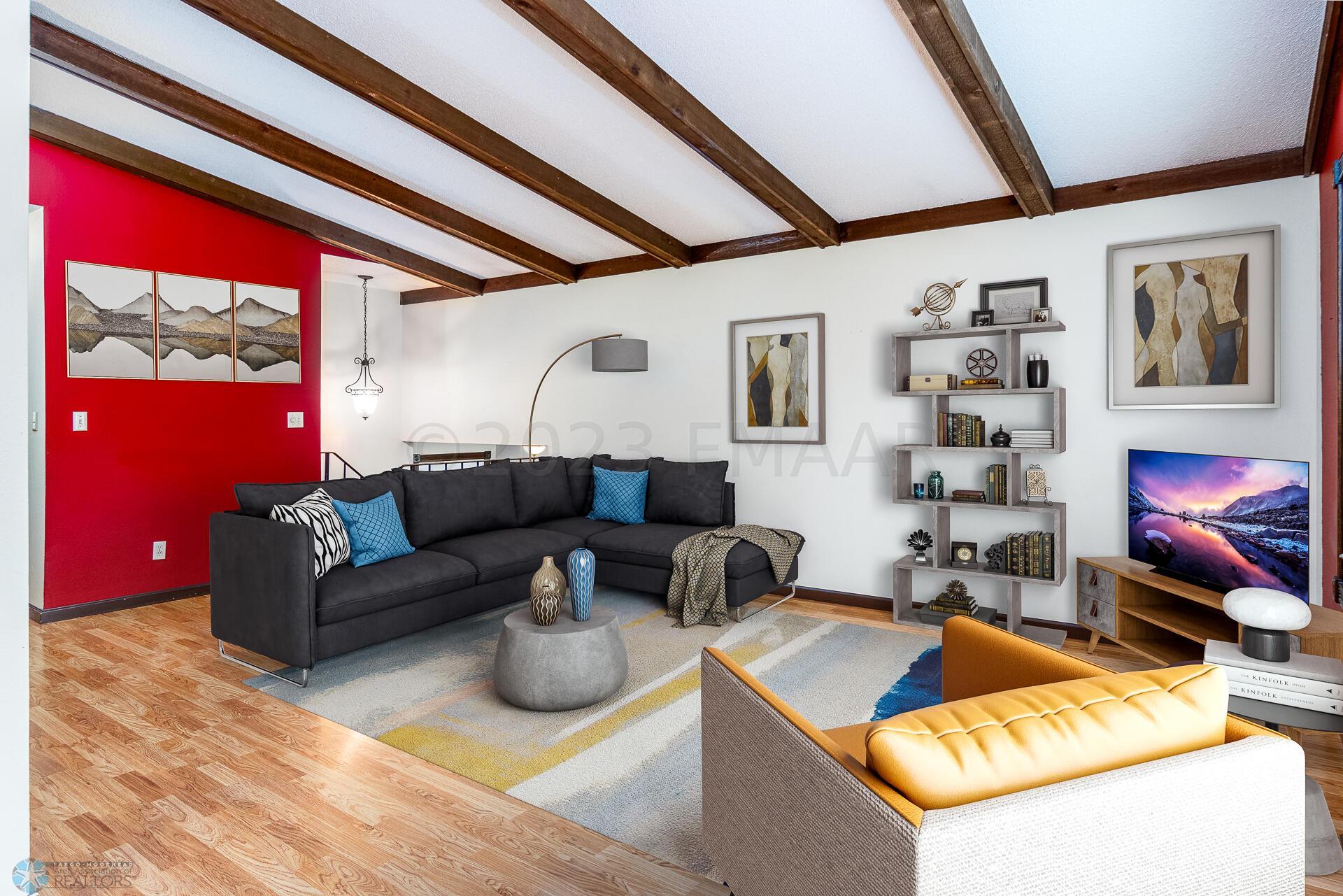 Living Room Staged