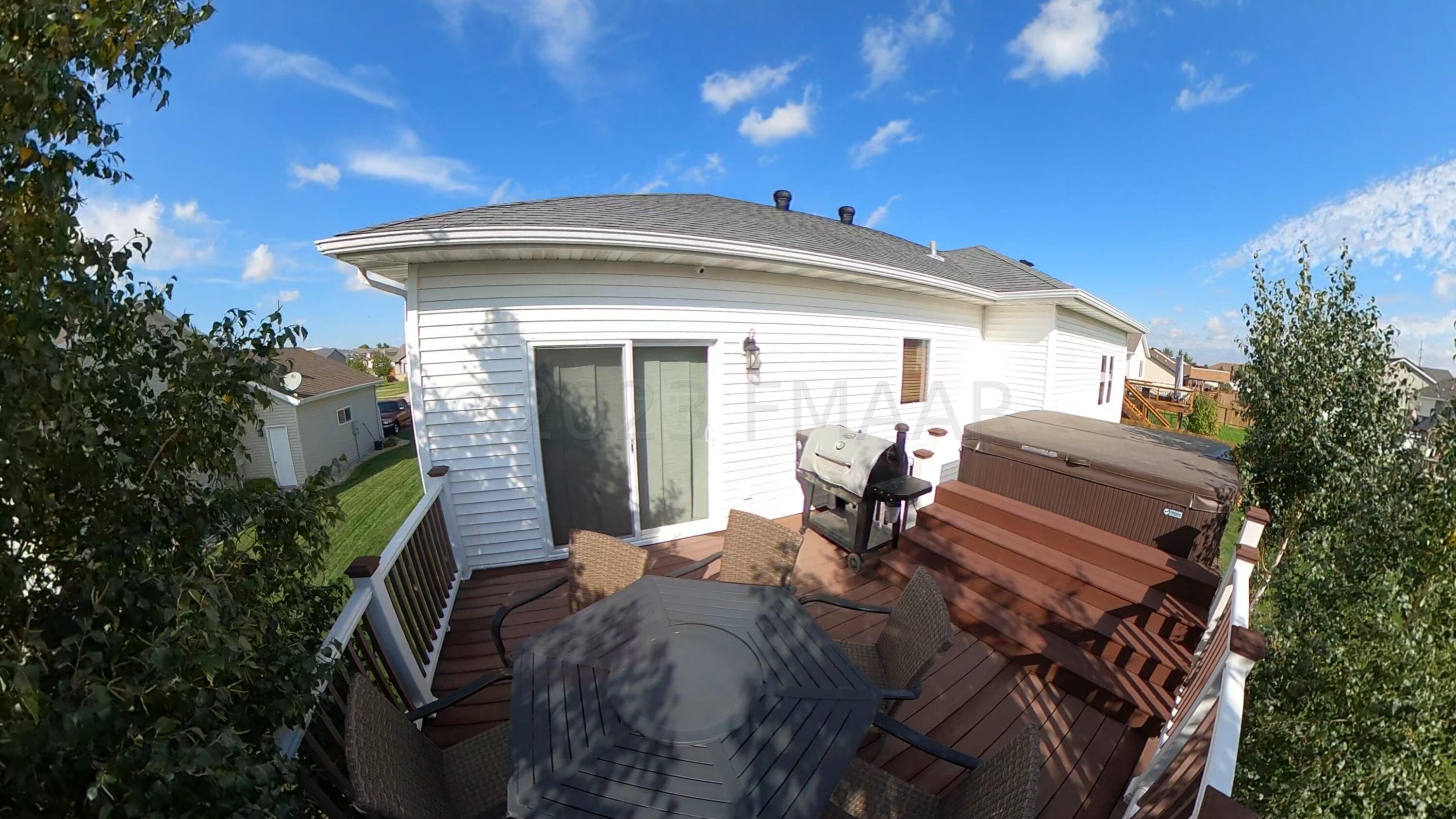 Deck with Hot Tub