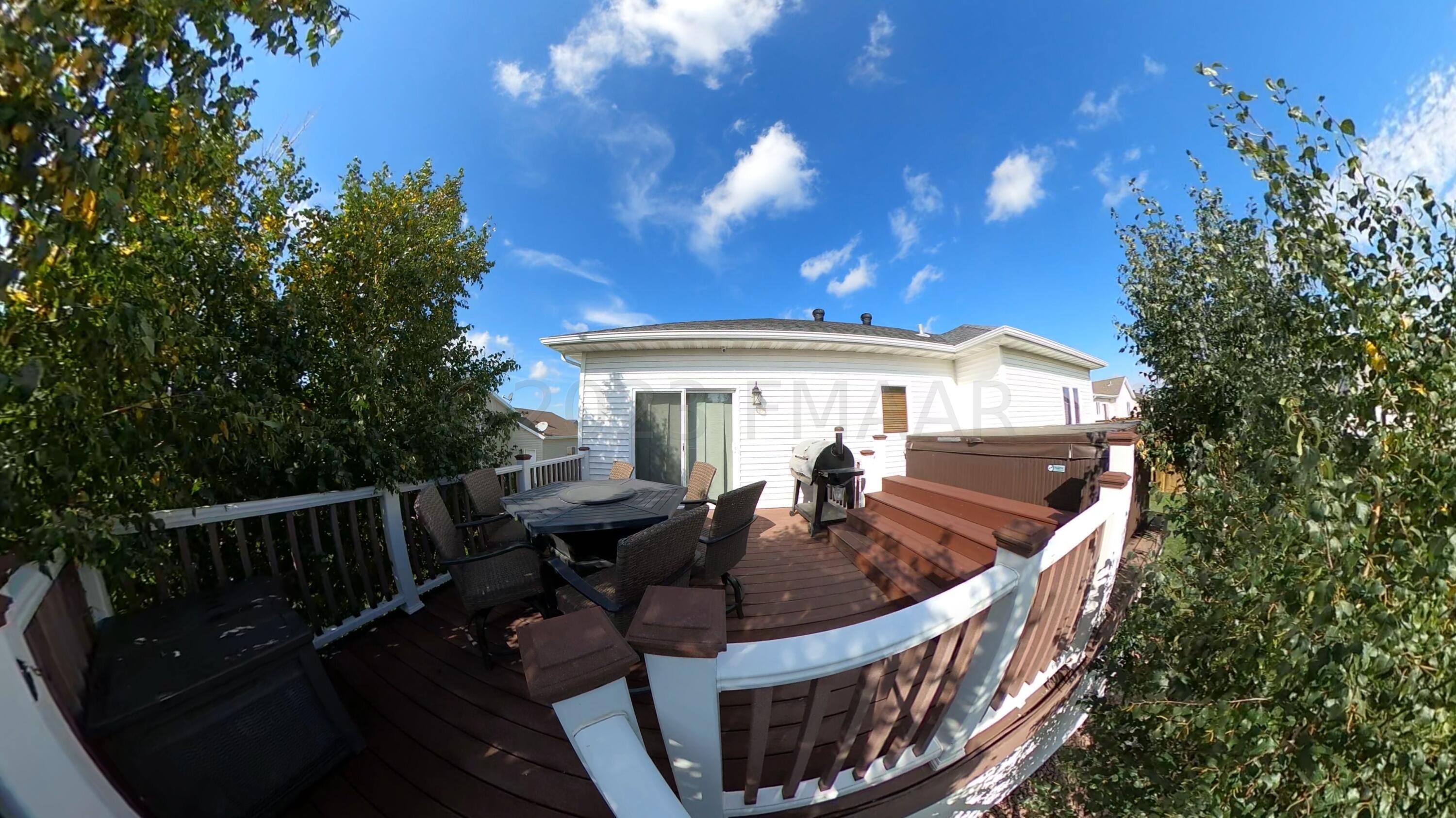 Deck with Hot Tub