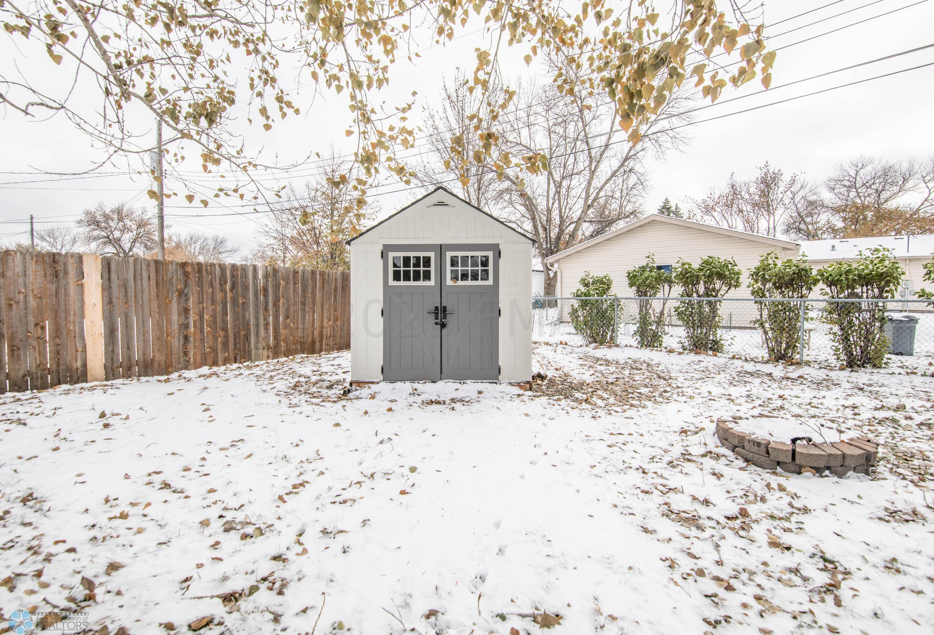 Storage Shed / Fire Pit