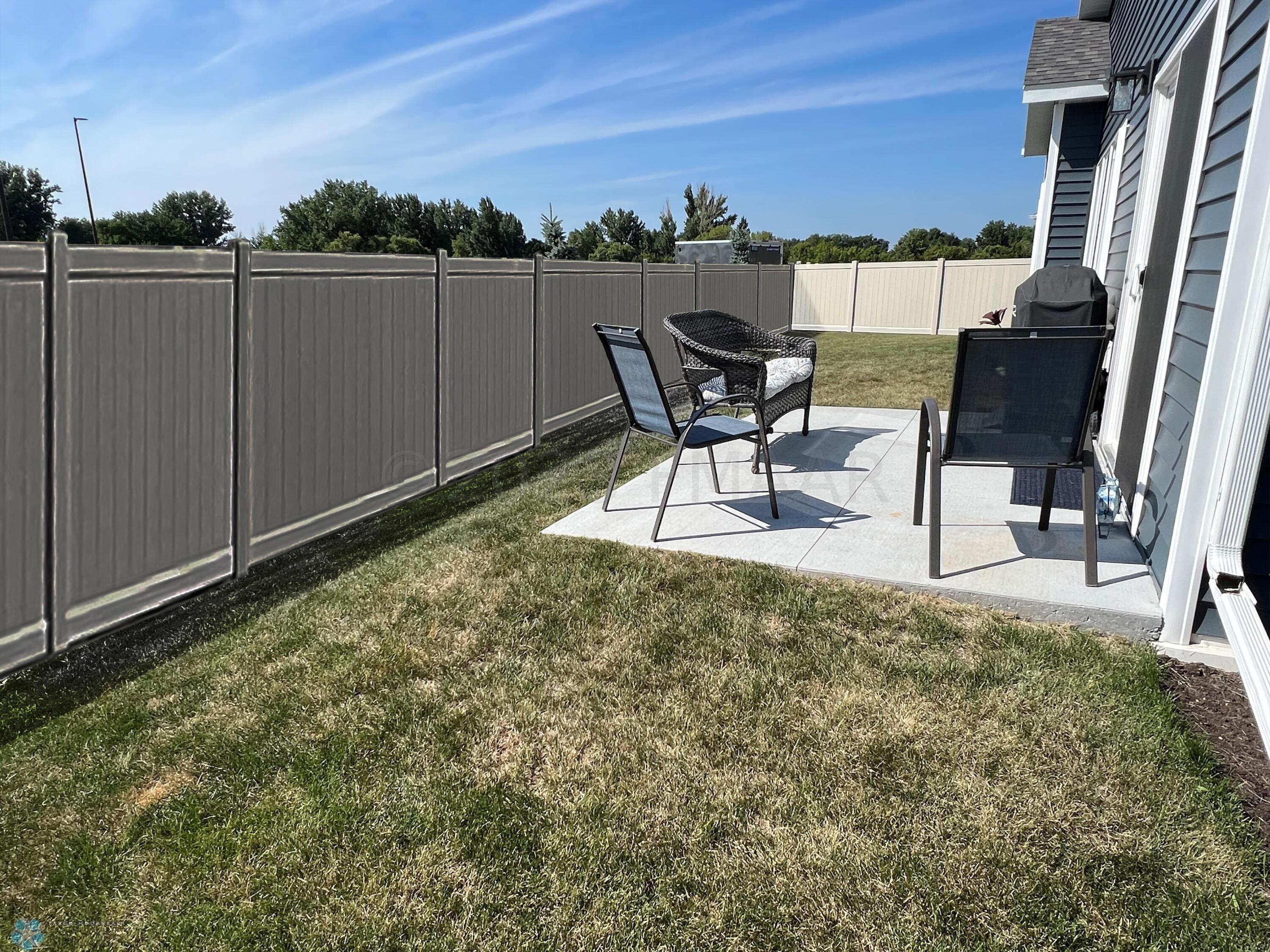 Digitally Staged with Fence