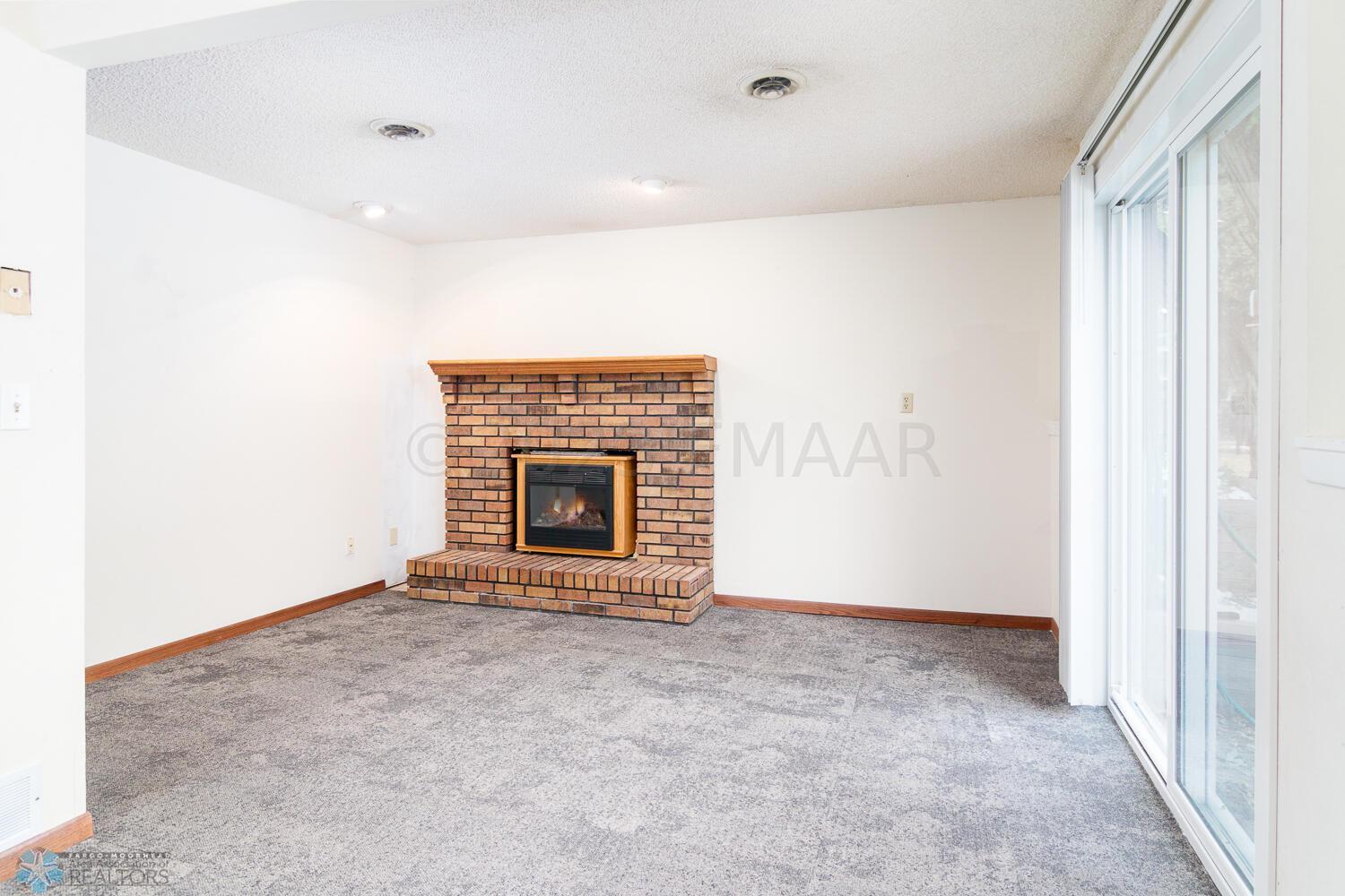 Wood buring fireplace