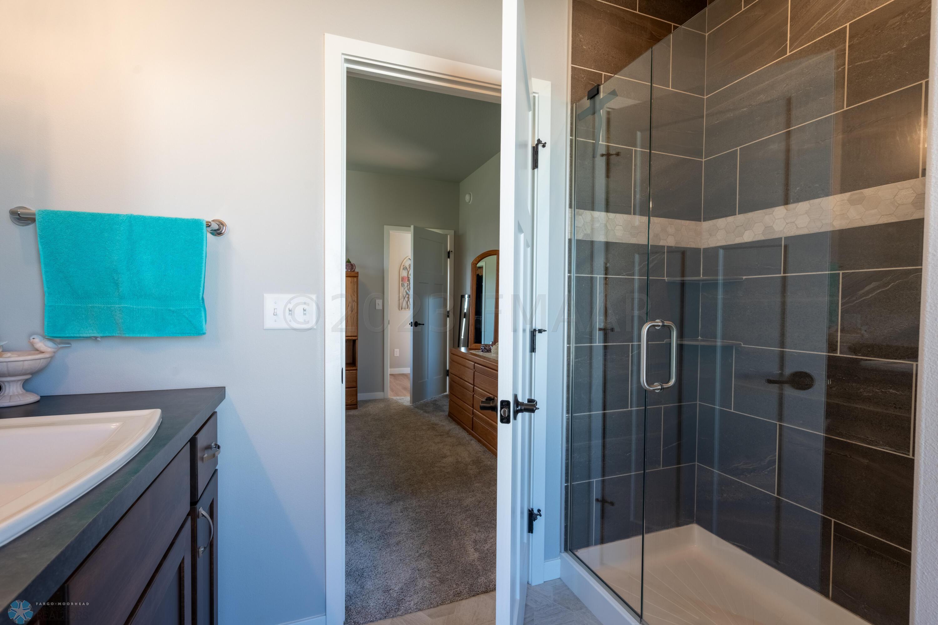 Tile Surround Shower