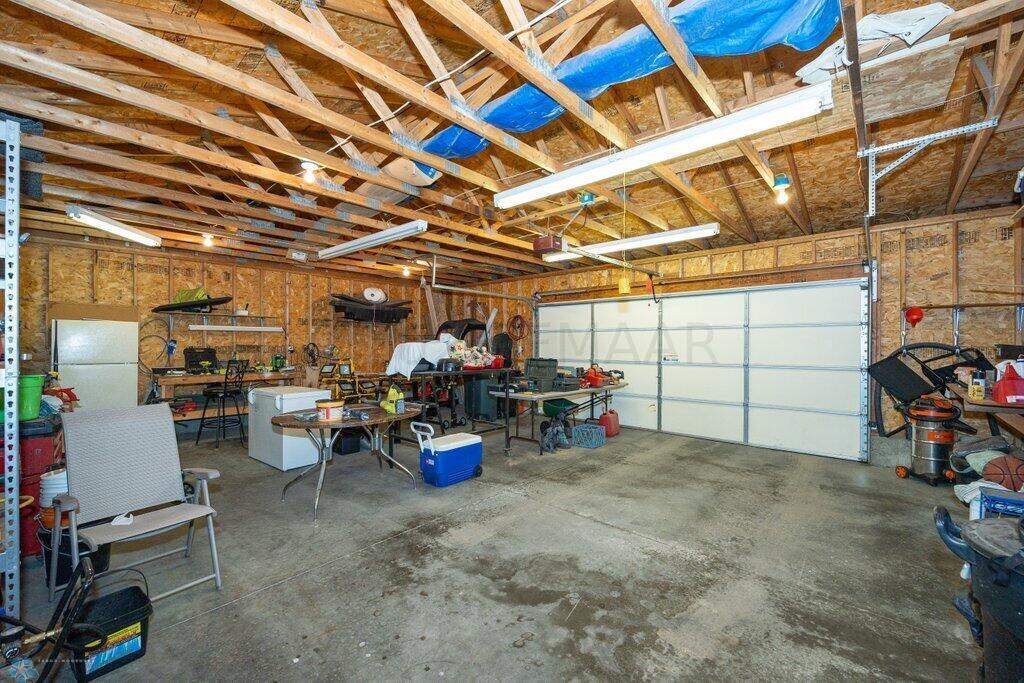 Garage with shop
