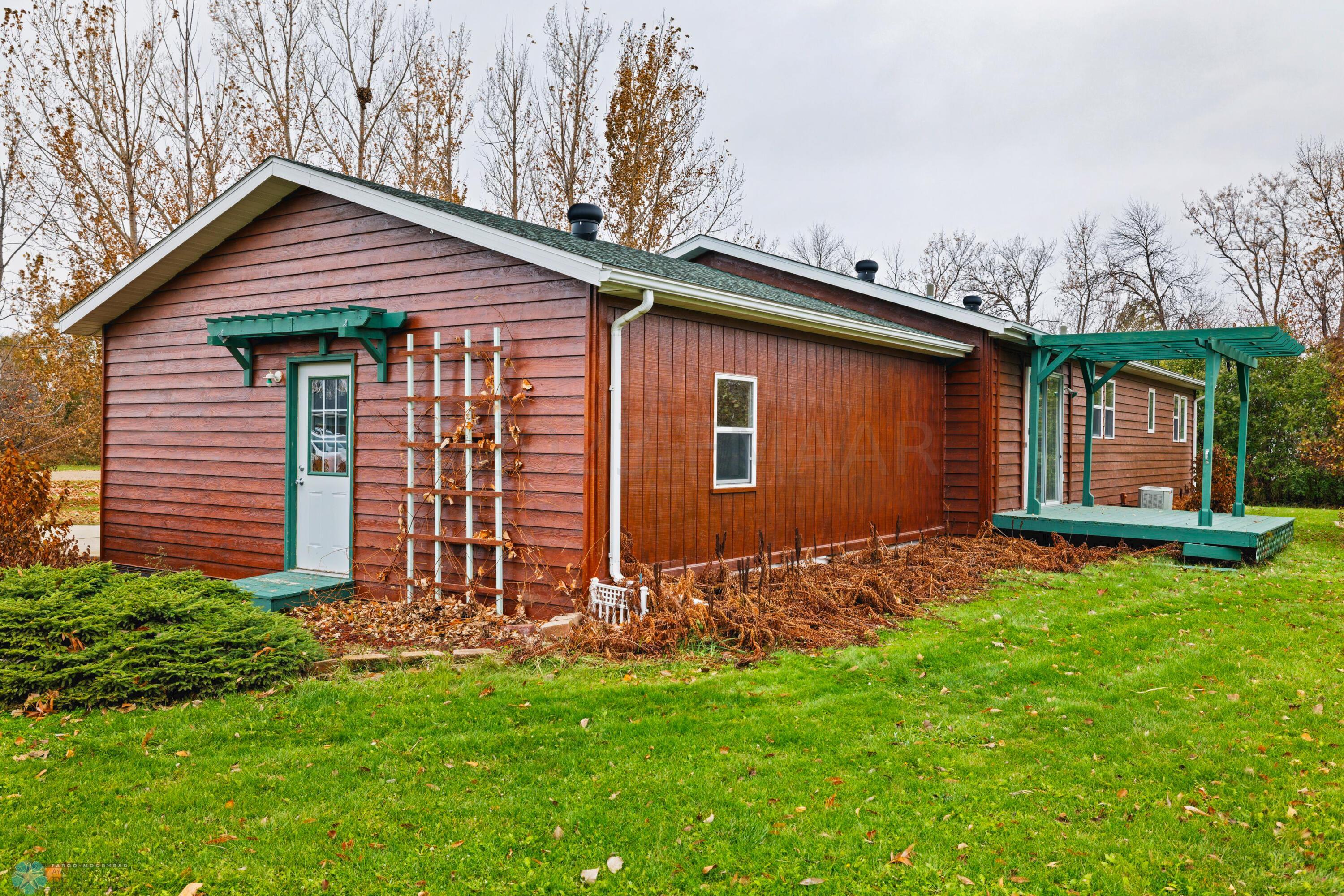 Back of house & garage