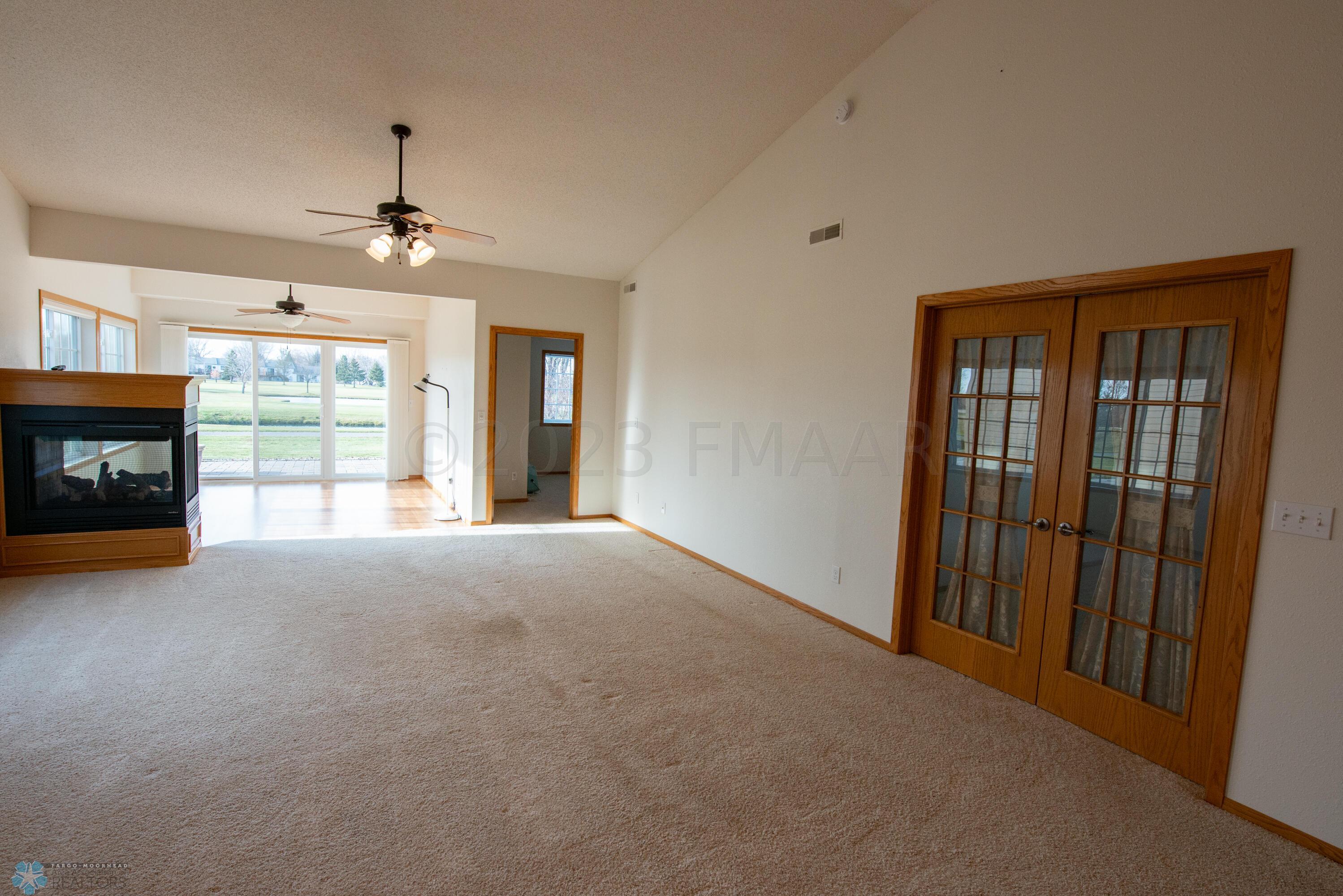 front room to sunroom