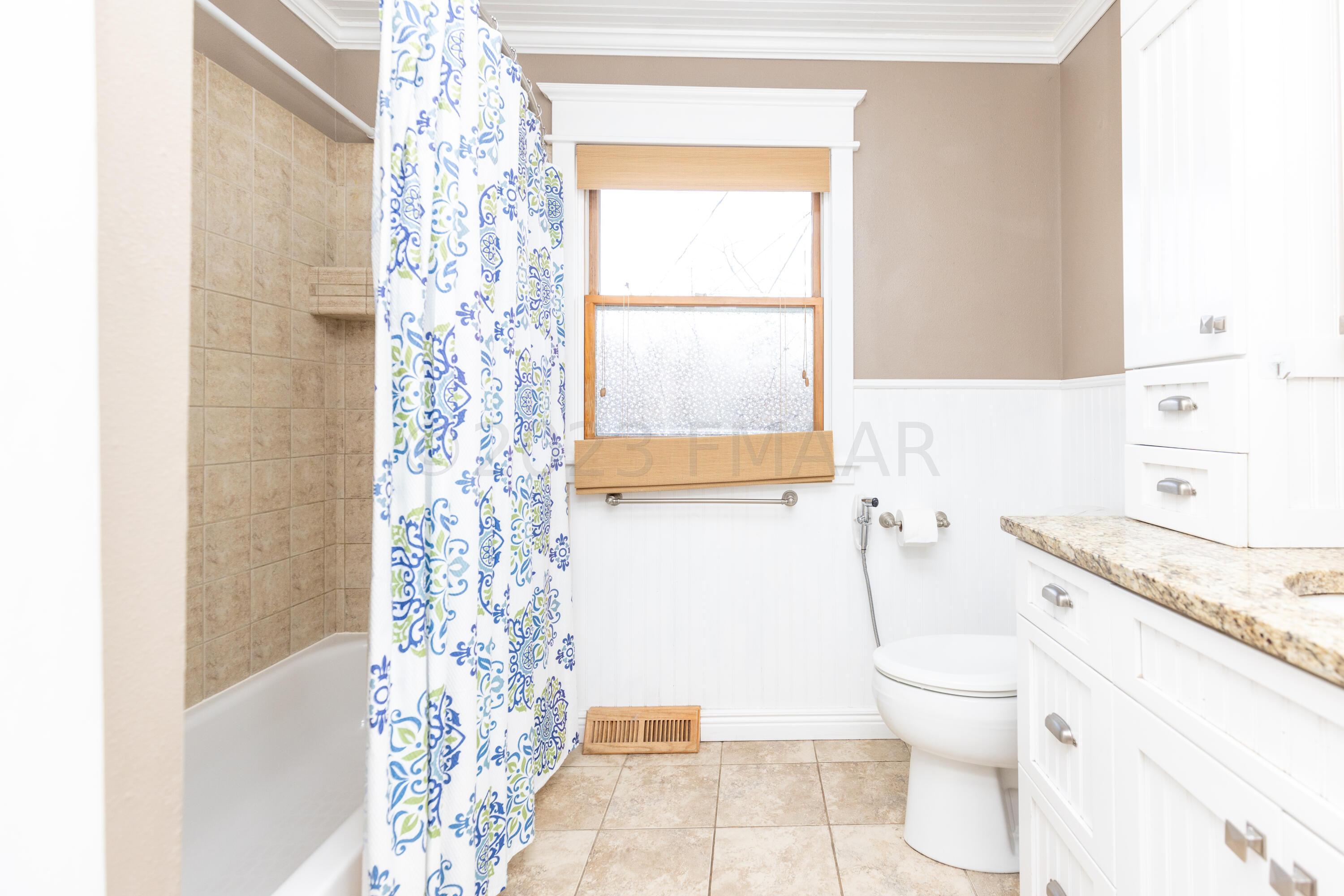 Tile Shower, Custom Cabinets