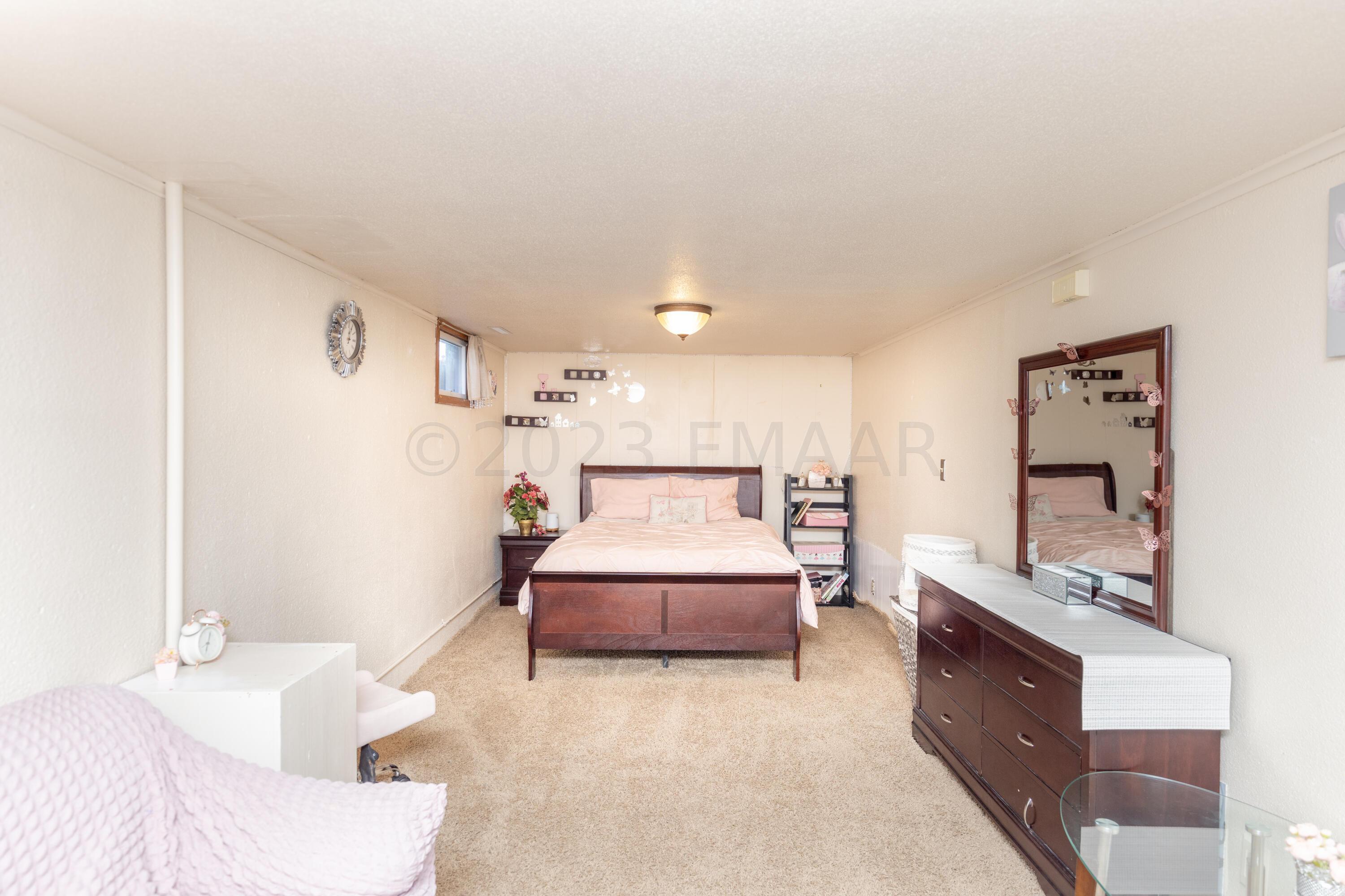 Basement Area used as a bedroom