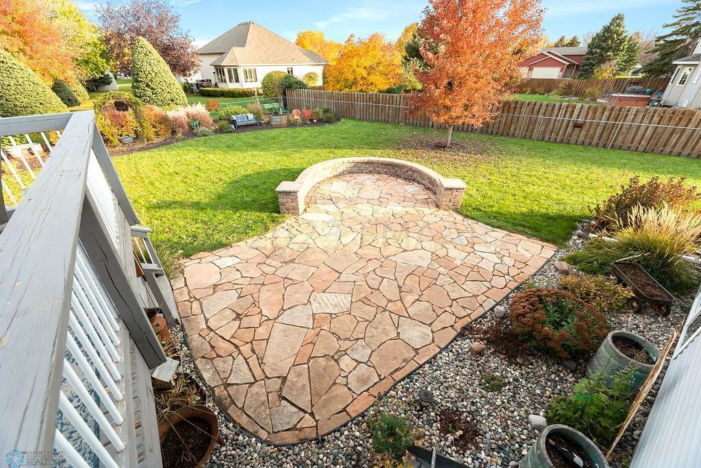 Stone patio
