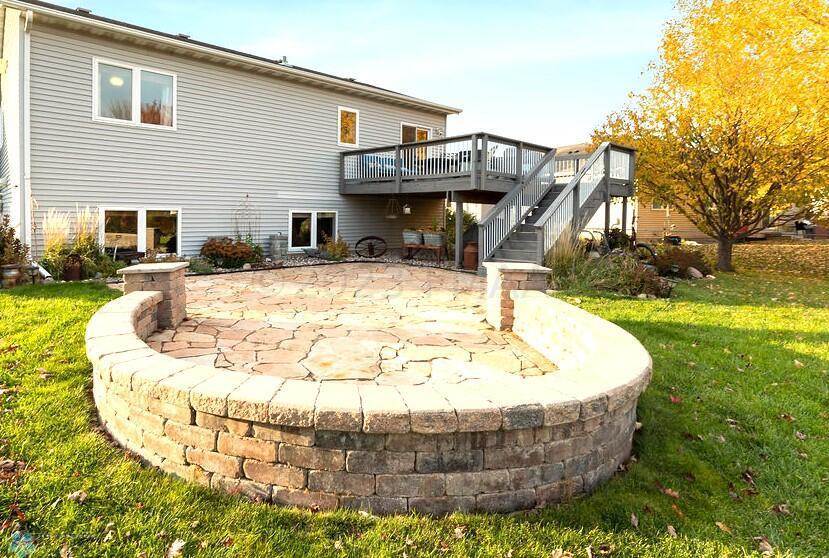 Stone patio