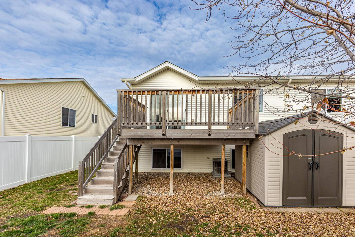 Fenced Backyard w/ Shed