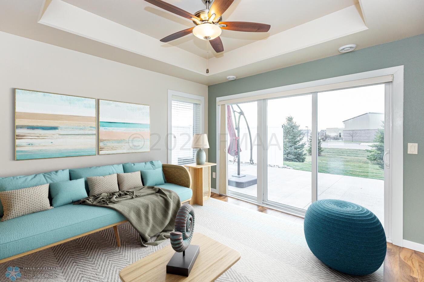 Sunroom Staged