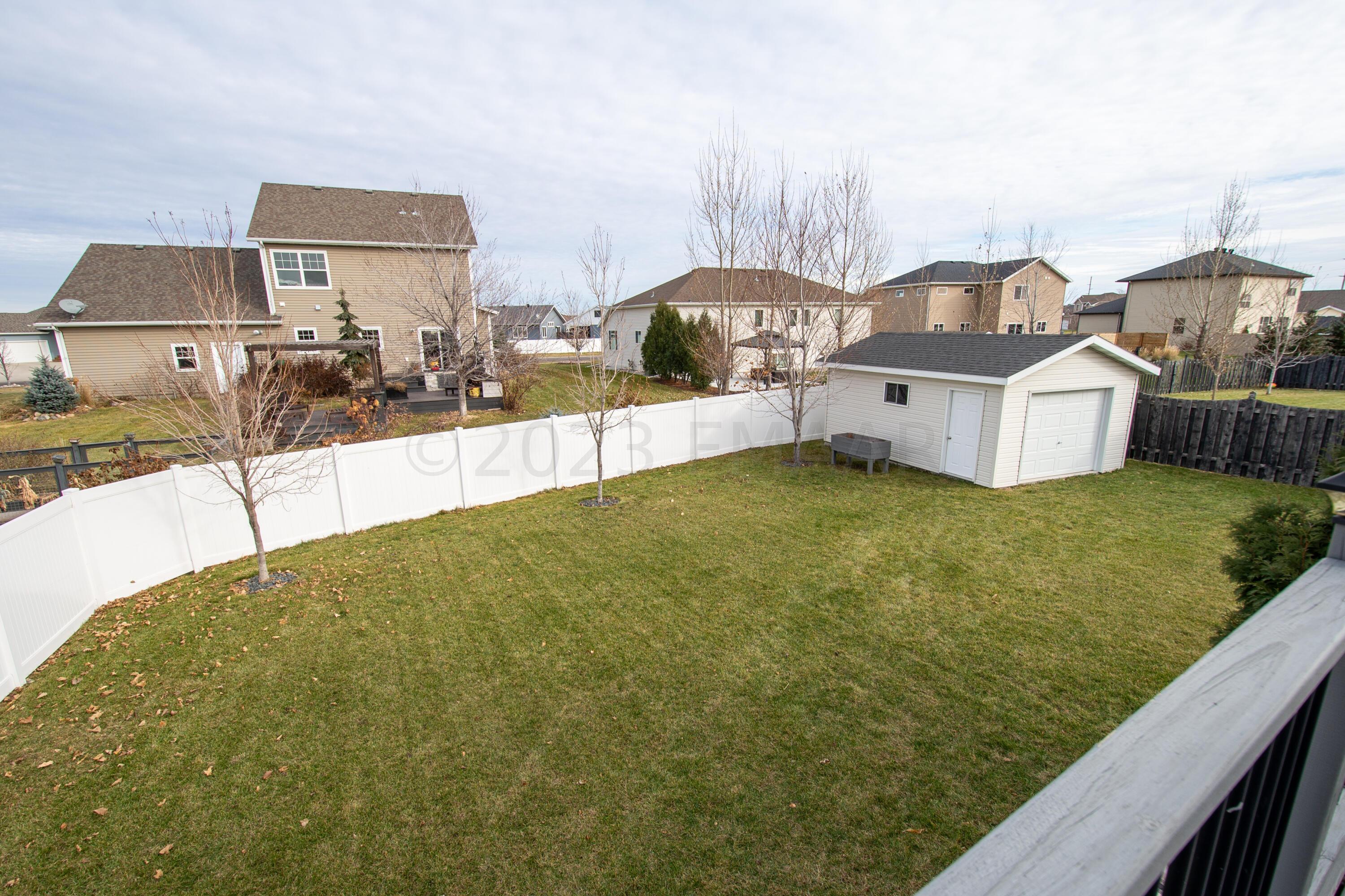 Fully Fenced Backyard