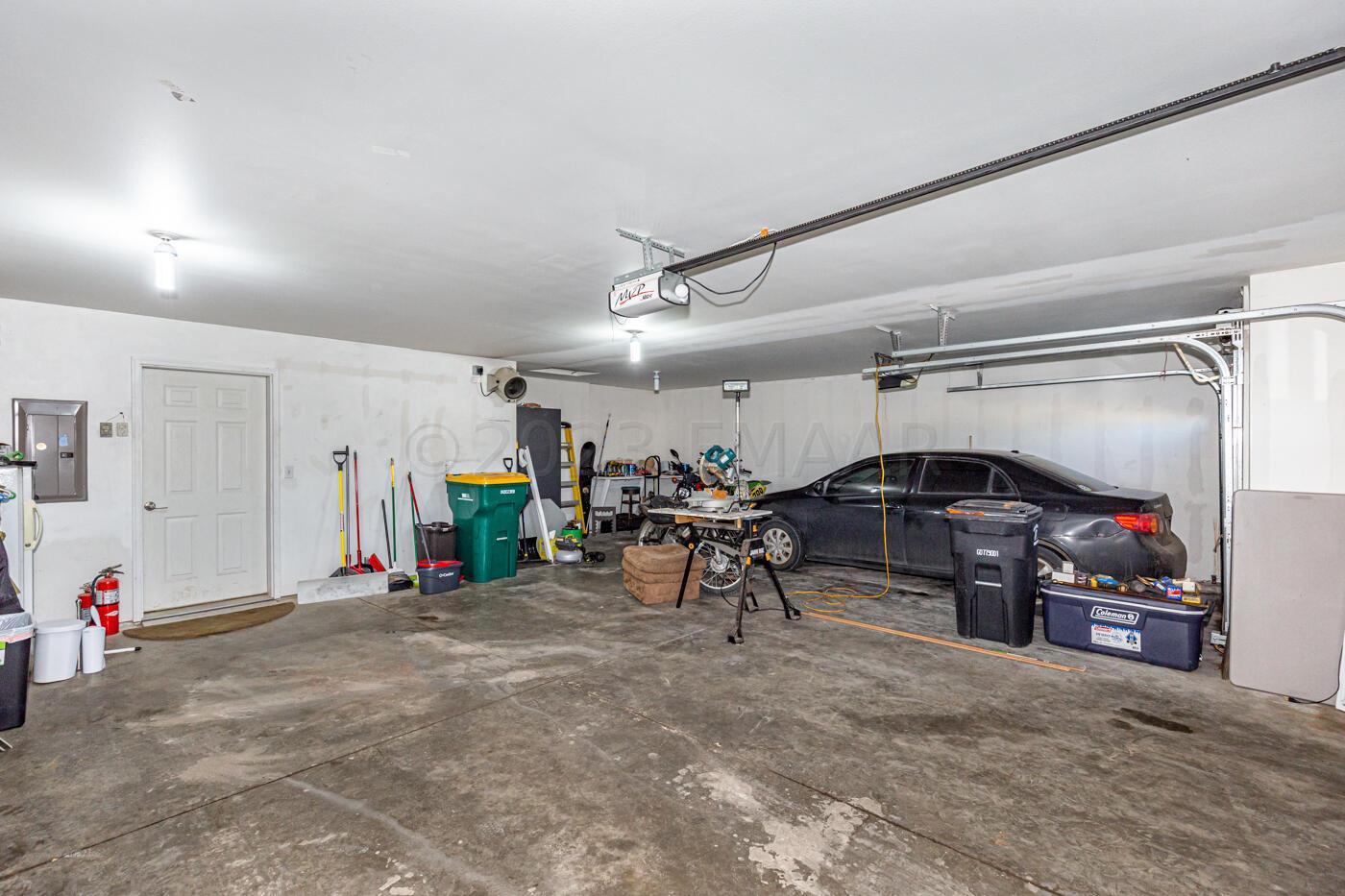 Finished 3 stall garage