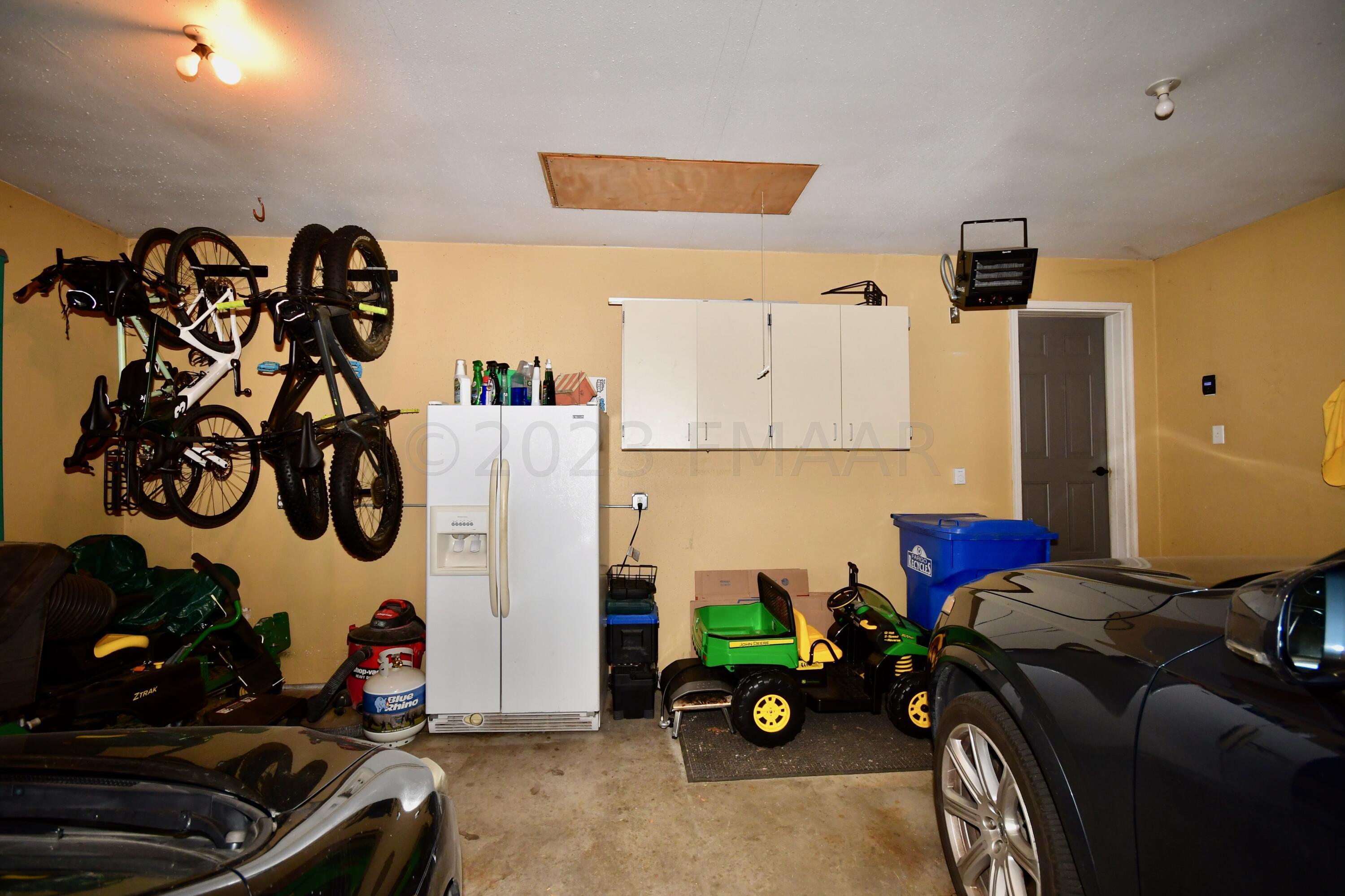 Finished Heated Garage Interior