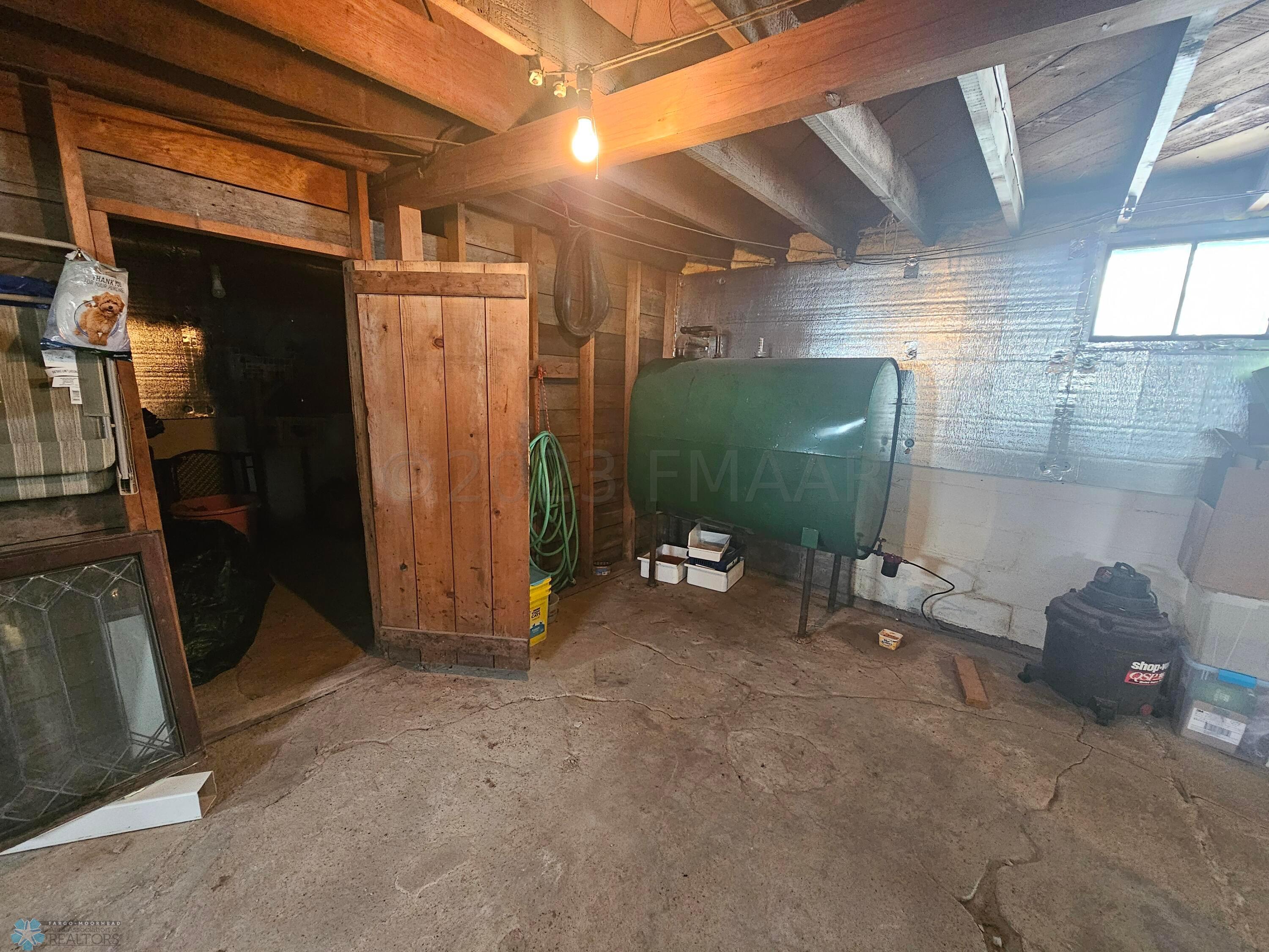 Interior Basement Fuel Oil Tank