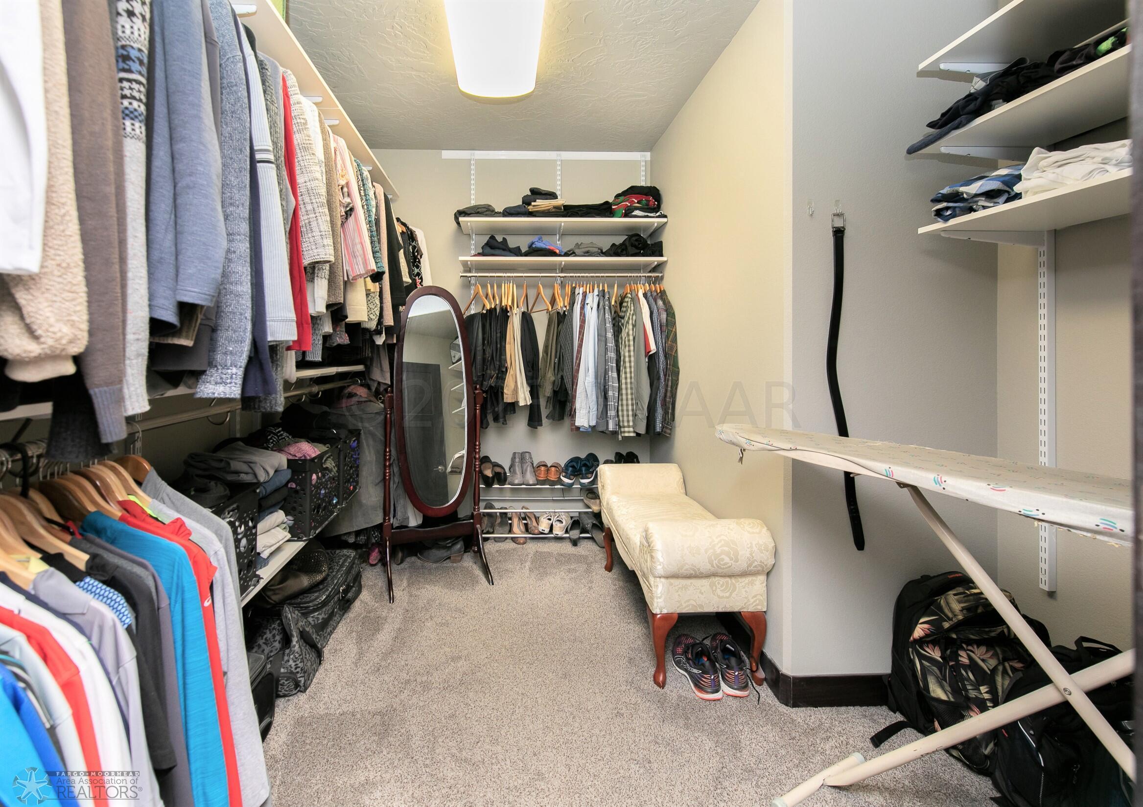 Primary walk-in closet