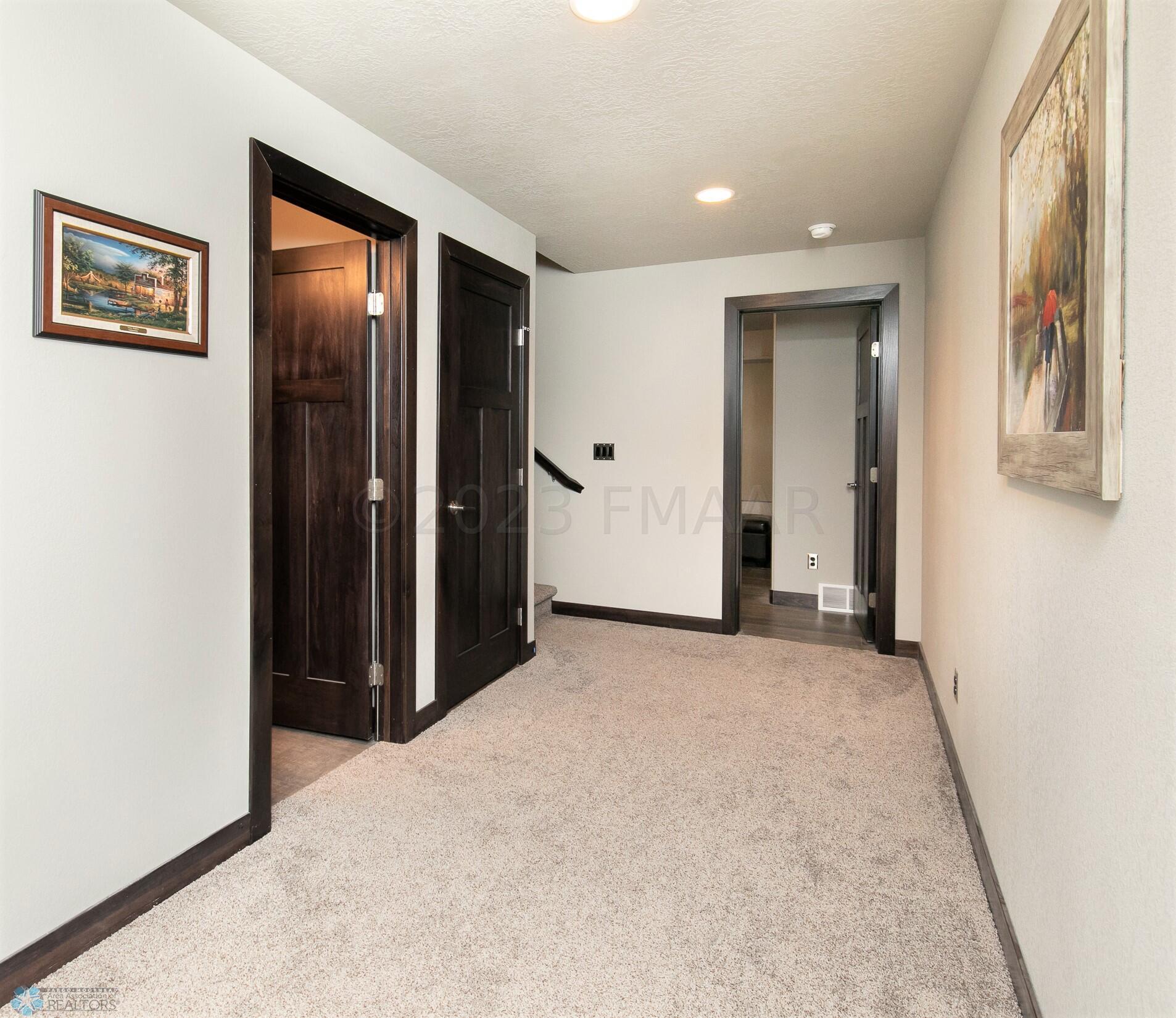 Basement stairs/bathroom/bedroom