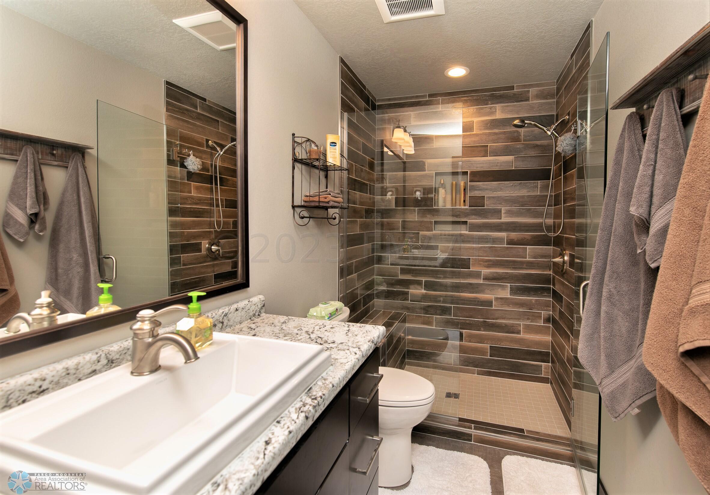 Basement bathroom