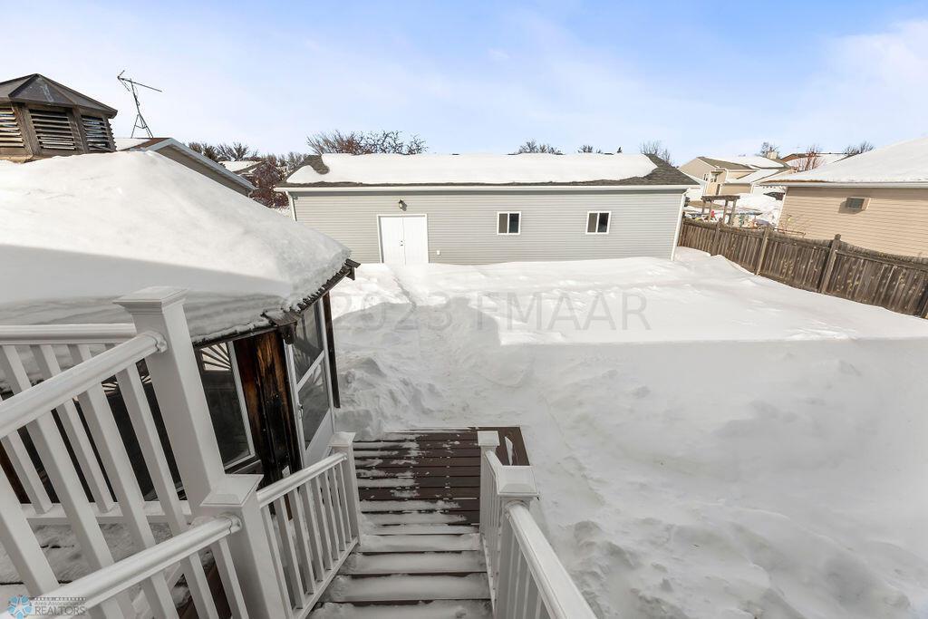 Deck and Back Yard