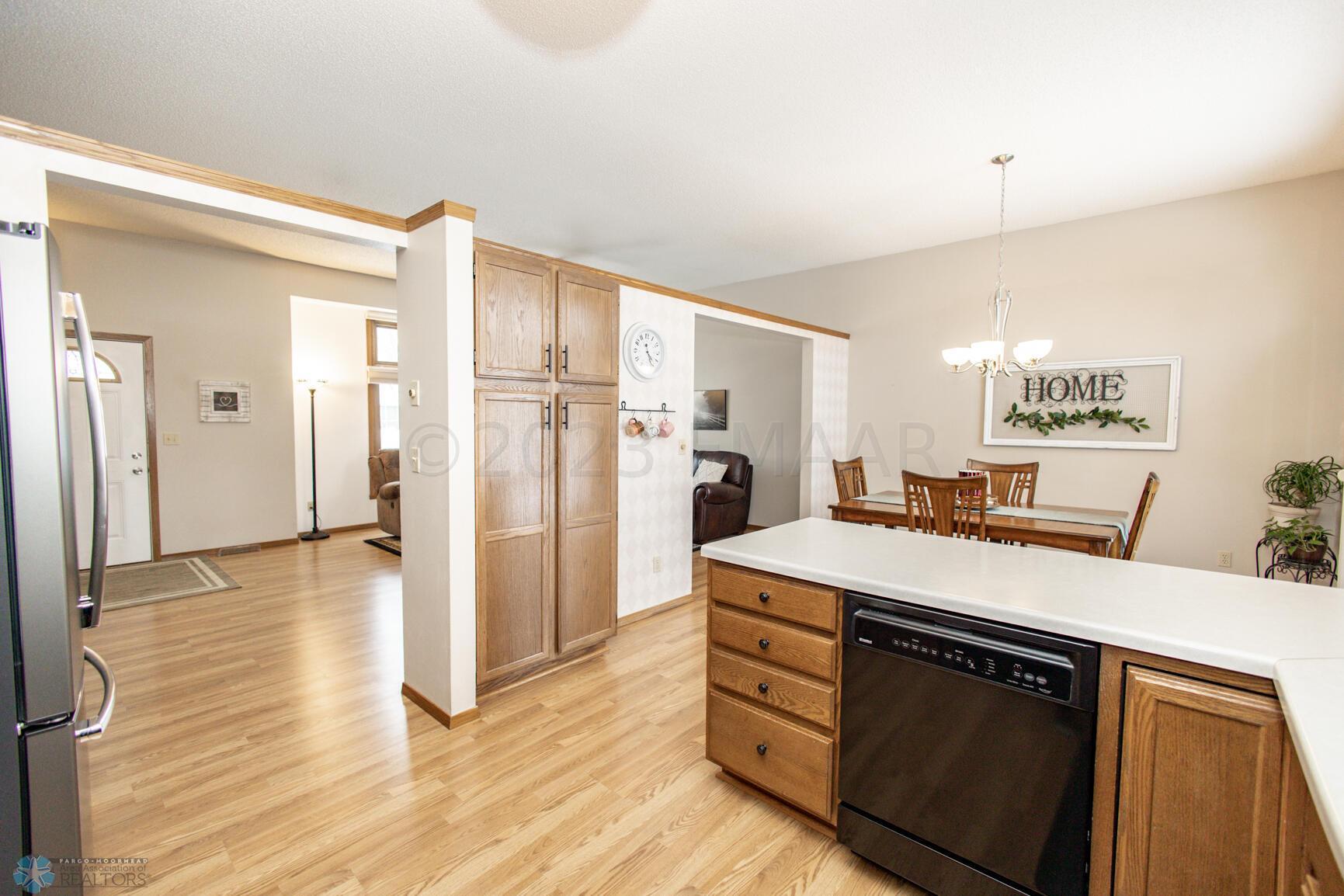 Kitchen to dining room