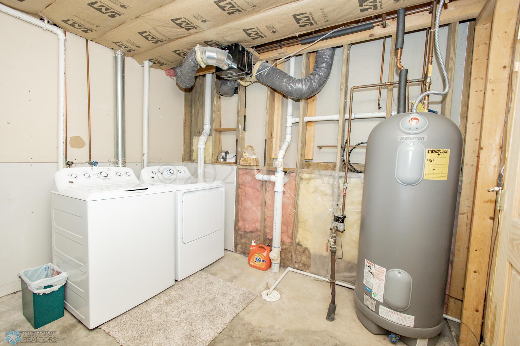 Laundry area - washer & dryer included!