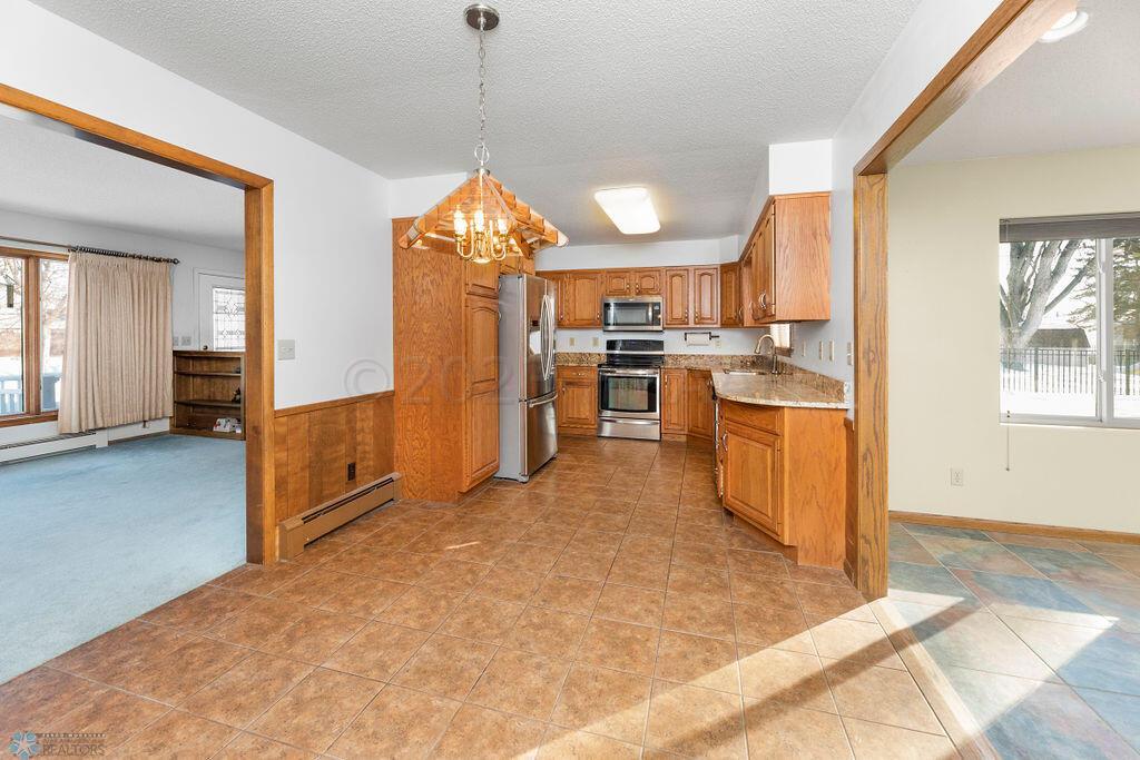 Dining, Kitchen Beyond