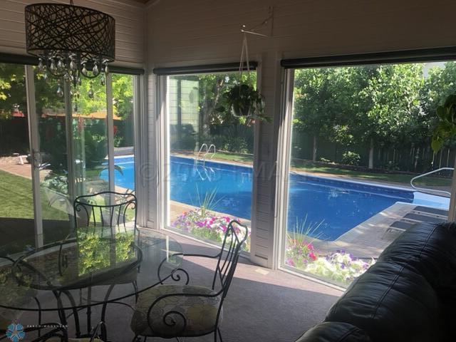 Backyard view