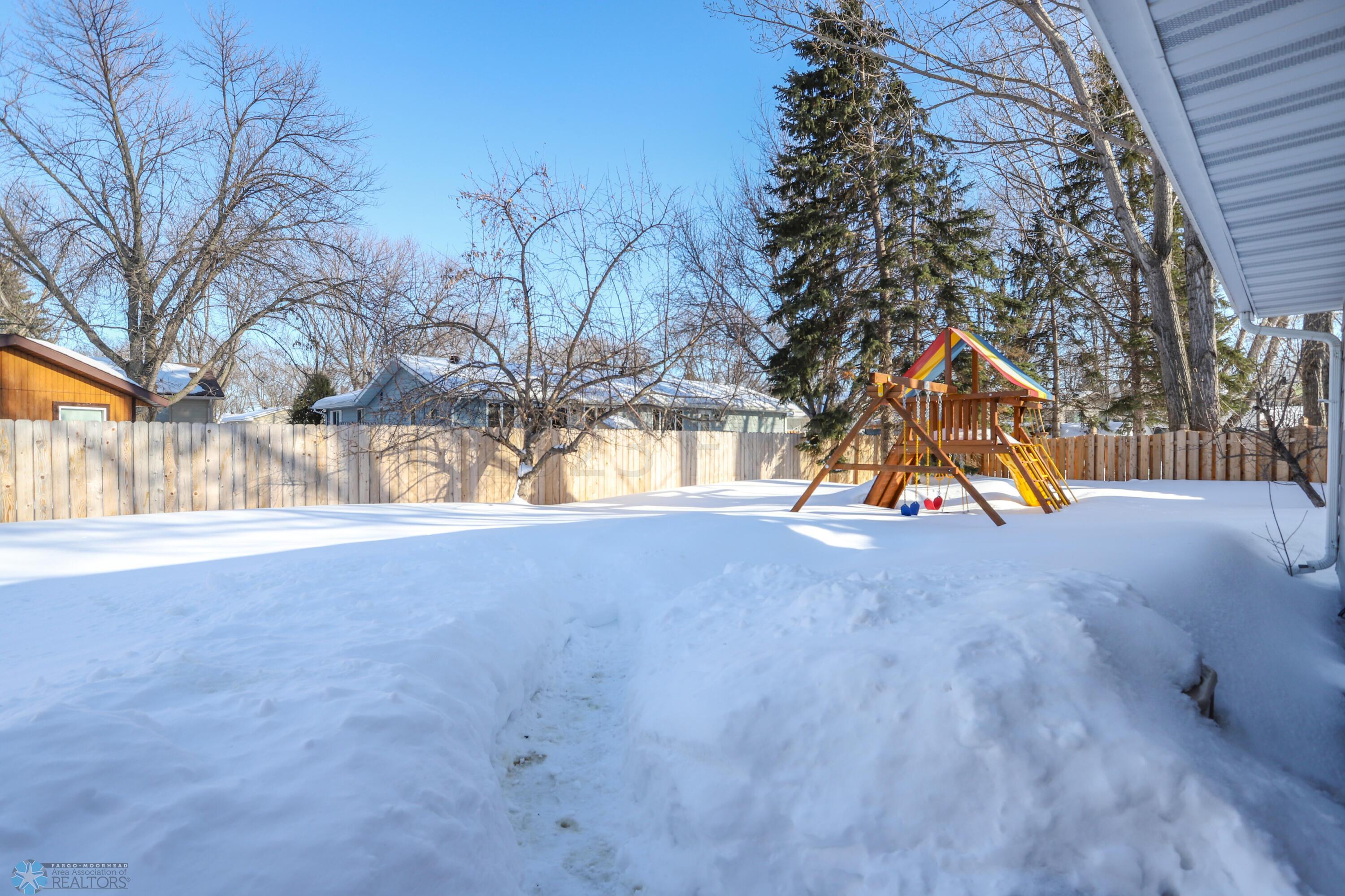 full fenced yard
